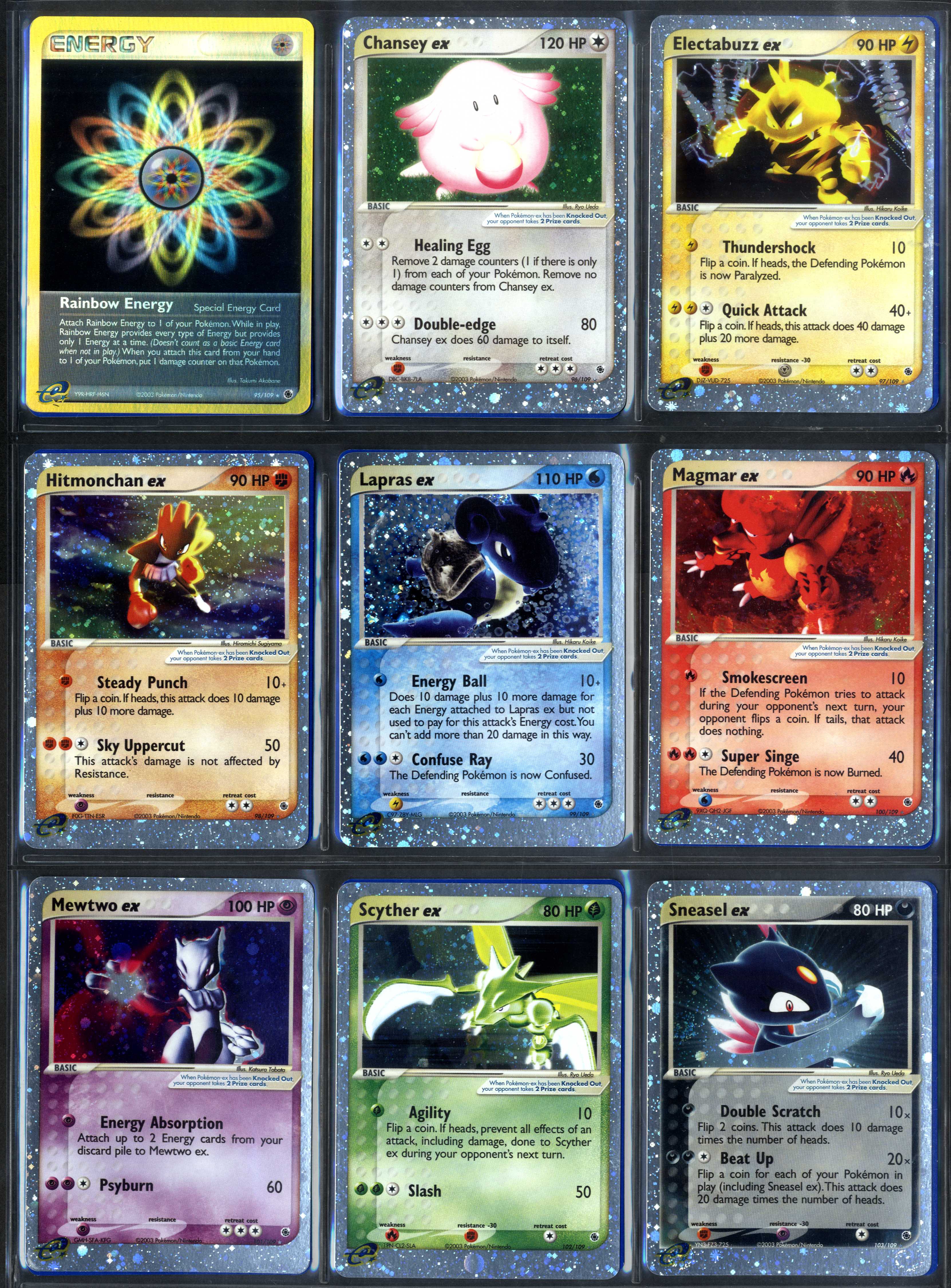 Pokémon TCG - EX Ruby & Sapphire Master Set #210 Cards