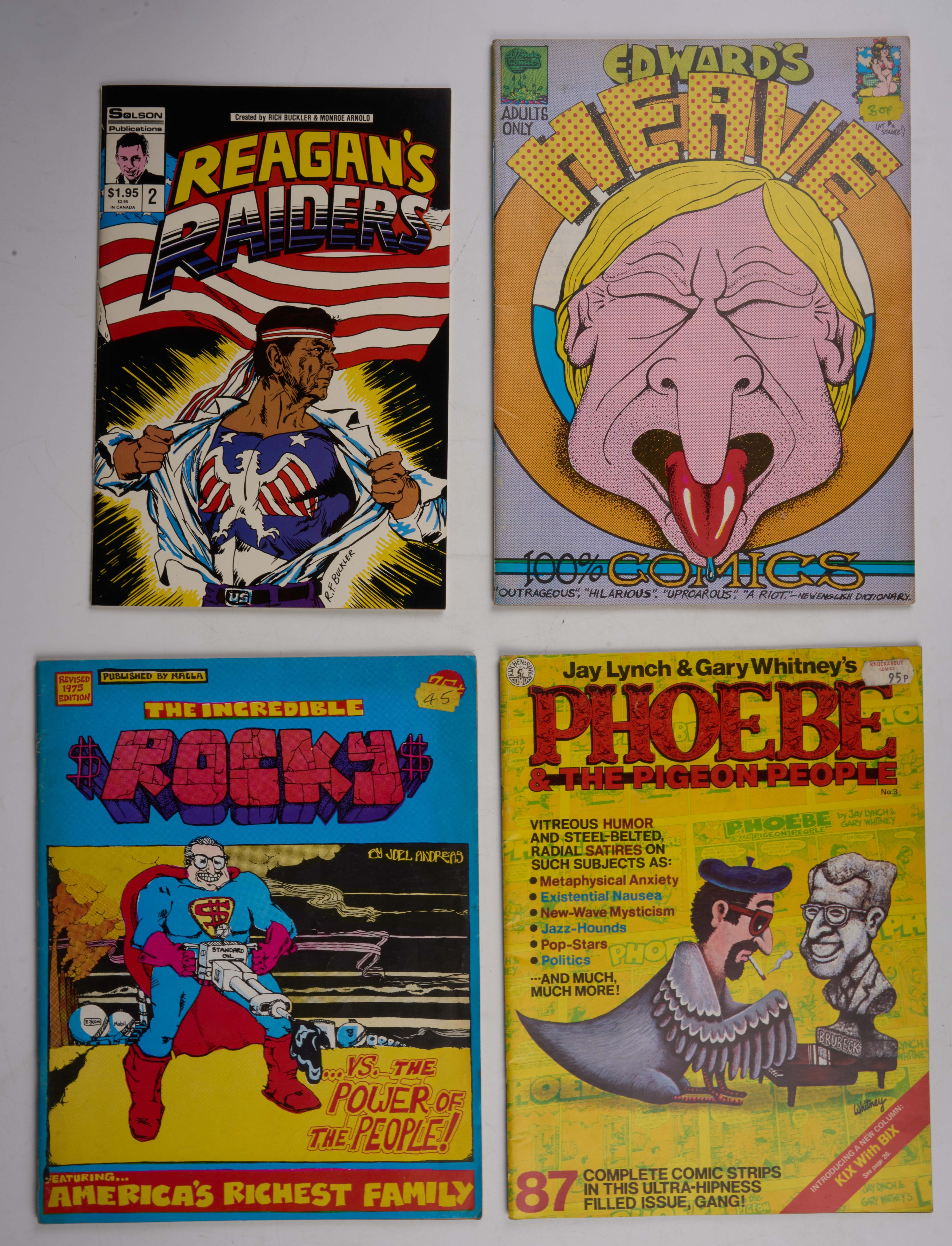 Infamous Funnies, Xal-Kor, Honk, Psycho Comics, & More (Fantasy House/NMI/Fantagraphics/Look Mum Comic, 1973-86) Bundle of 11