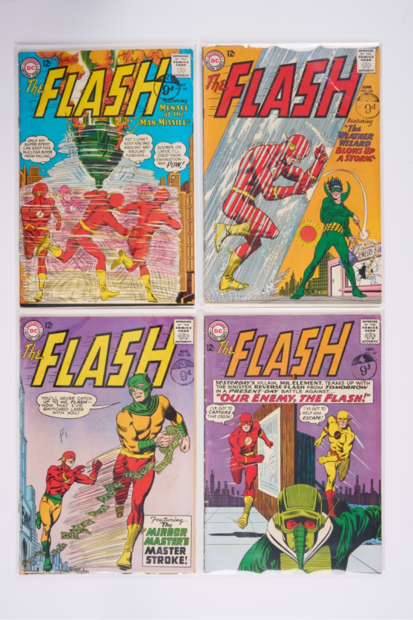 Flash Silver Age 2nd Appearance of Reverse Flash and 1st Appearance of The Rogues (DC Comics, 1964-65) Bundle of 13