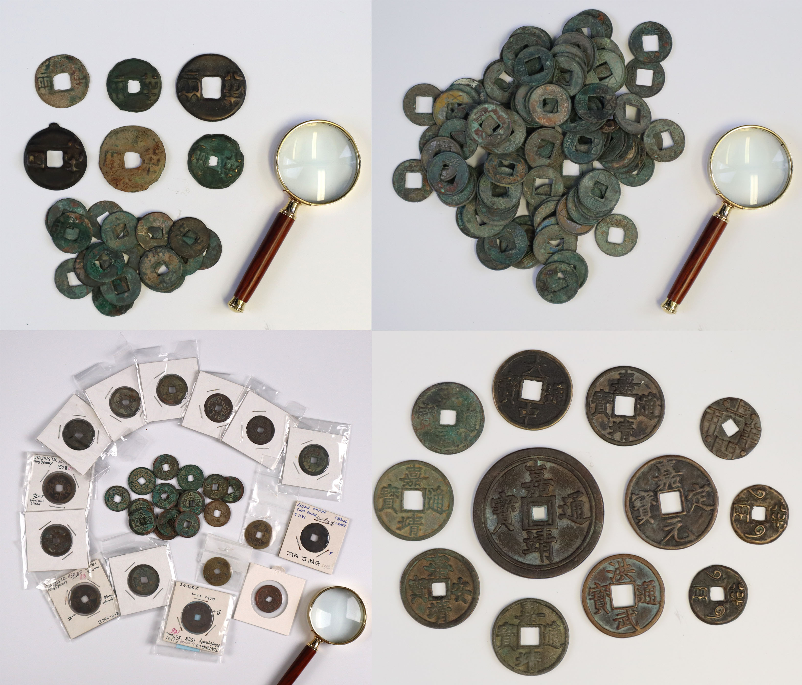 China, collection of cash coins and charms (c. 700 pieces)