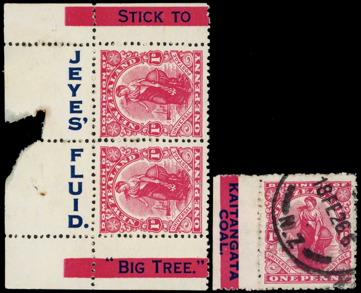 1925-7 1d Dominion booklet mint panes of...