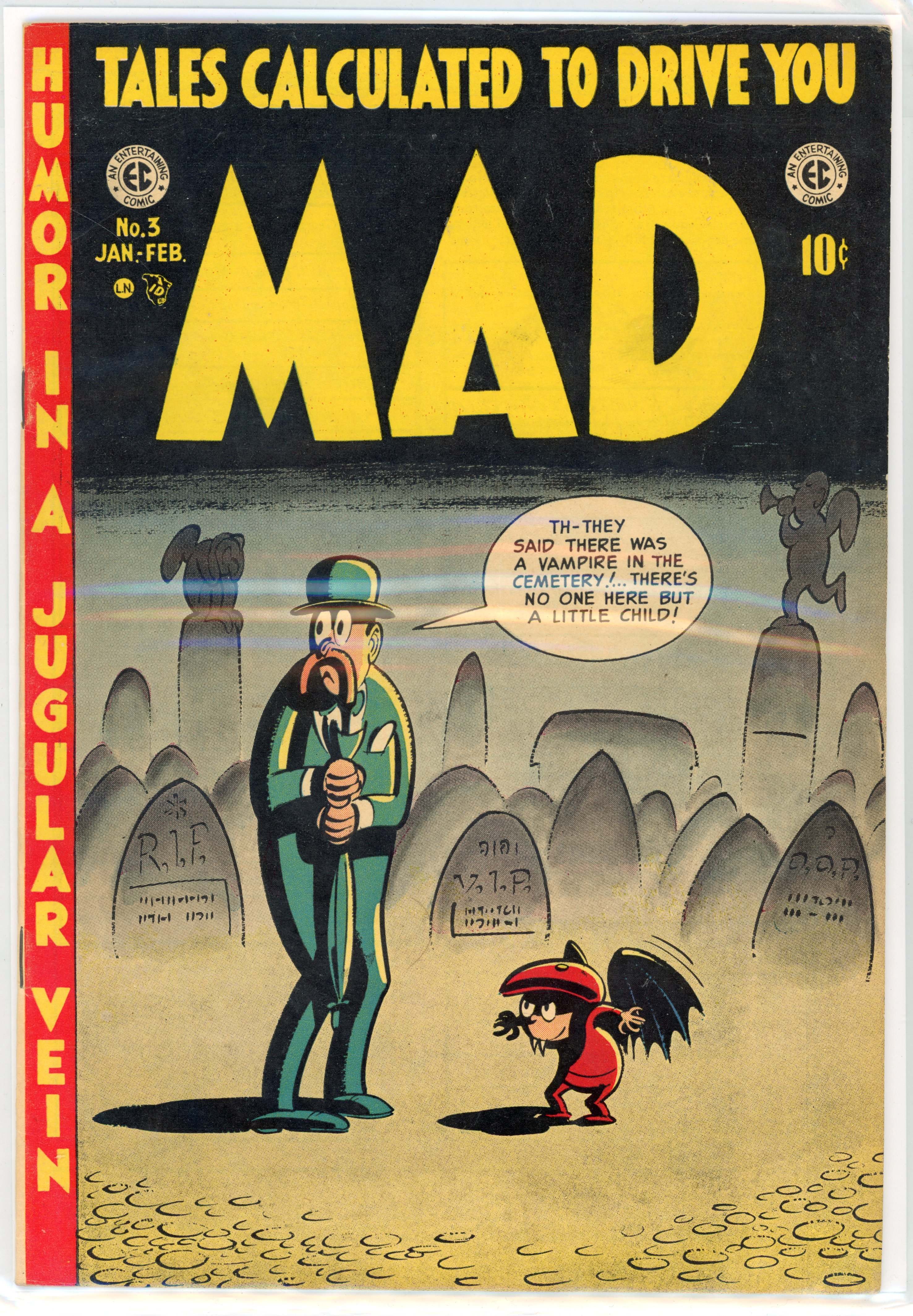 †Mad #3 (EC, 1953) Dragnet and Lone Ranger parodies 