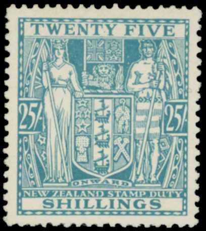 POSTAL FISCAL: 1931-40 "Arms" 25s greenish...
