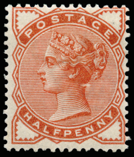 GB 1884 (Mint) SG187var