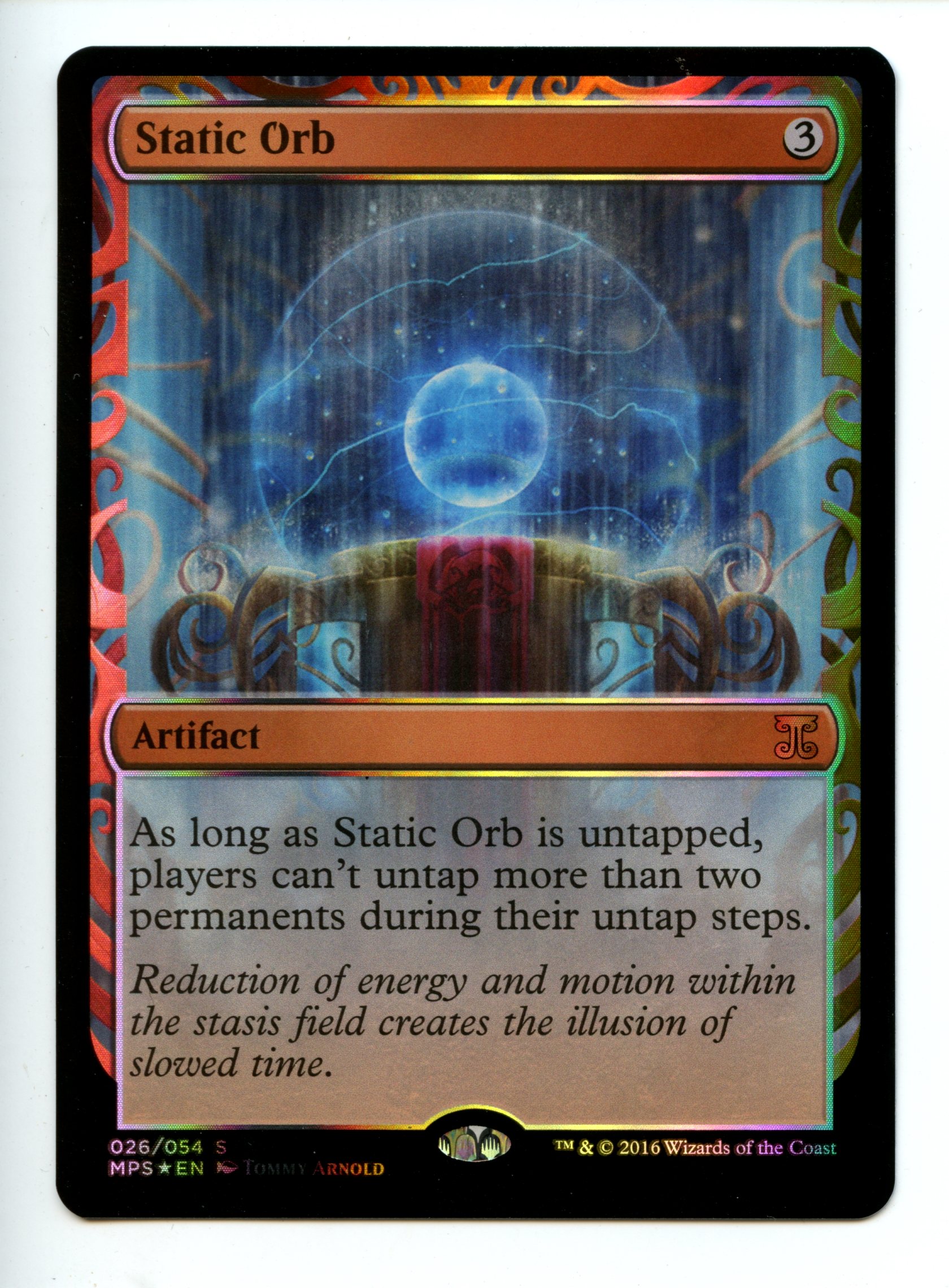 Magic the Gathering - Static Orb  - Kaladesh Inventions - Lightly Played 