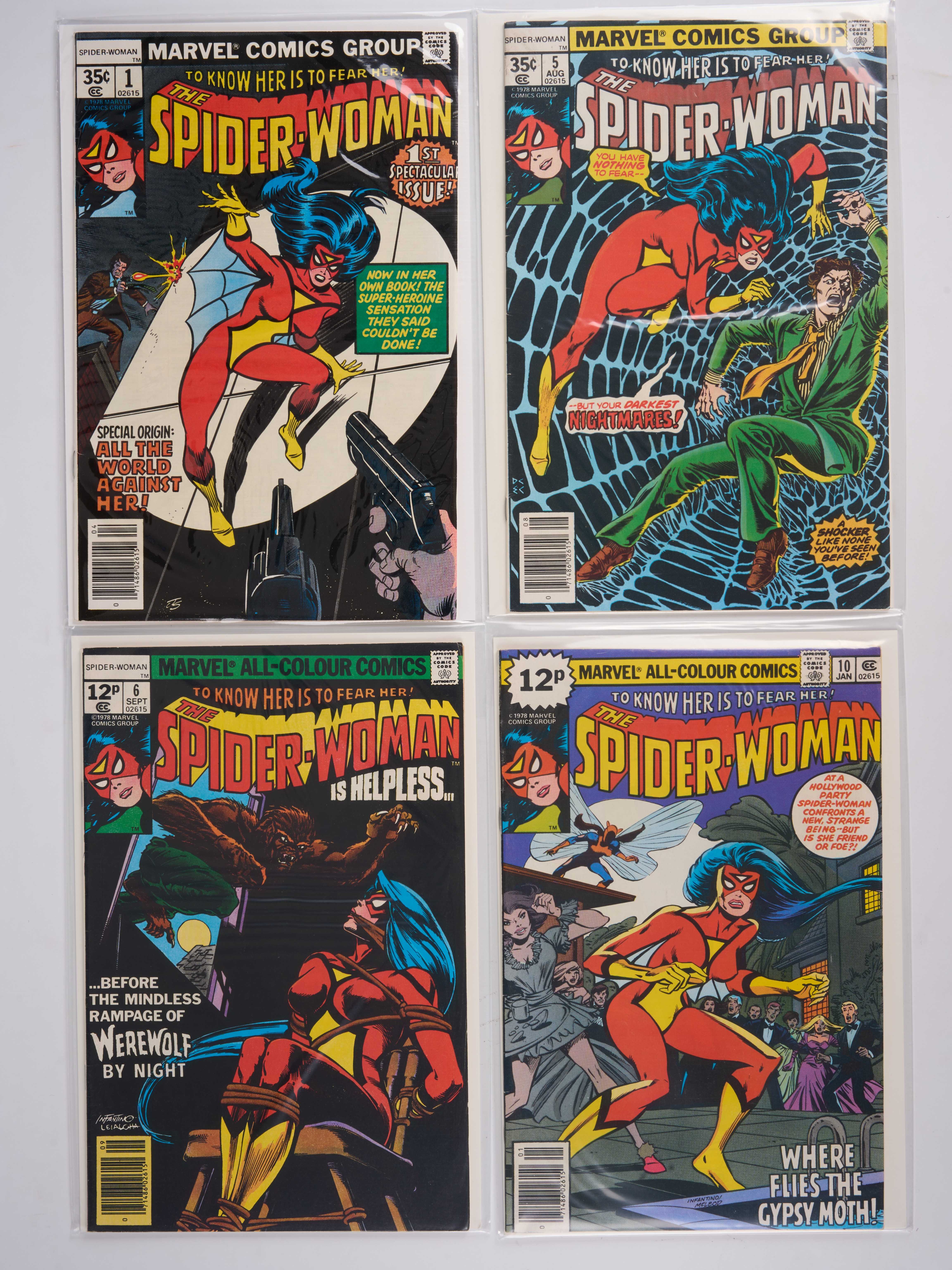 Spider-Woman Vol 1 (Marvel Comics, 1978-1980) Bundle of 18 Issues