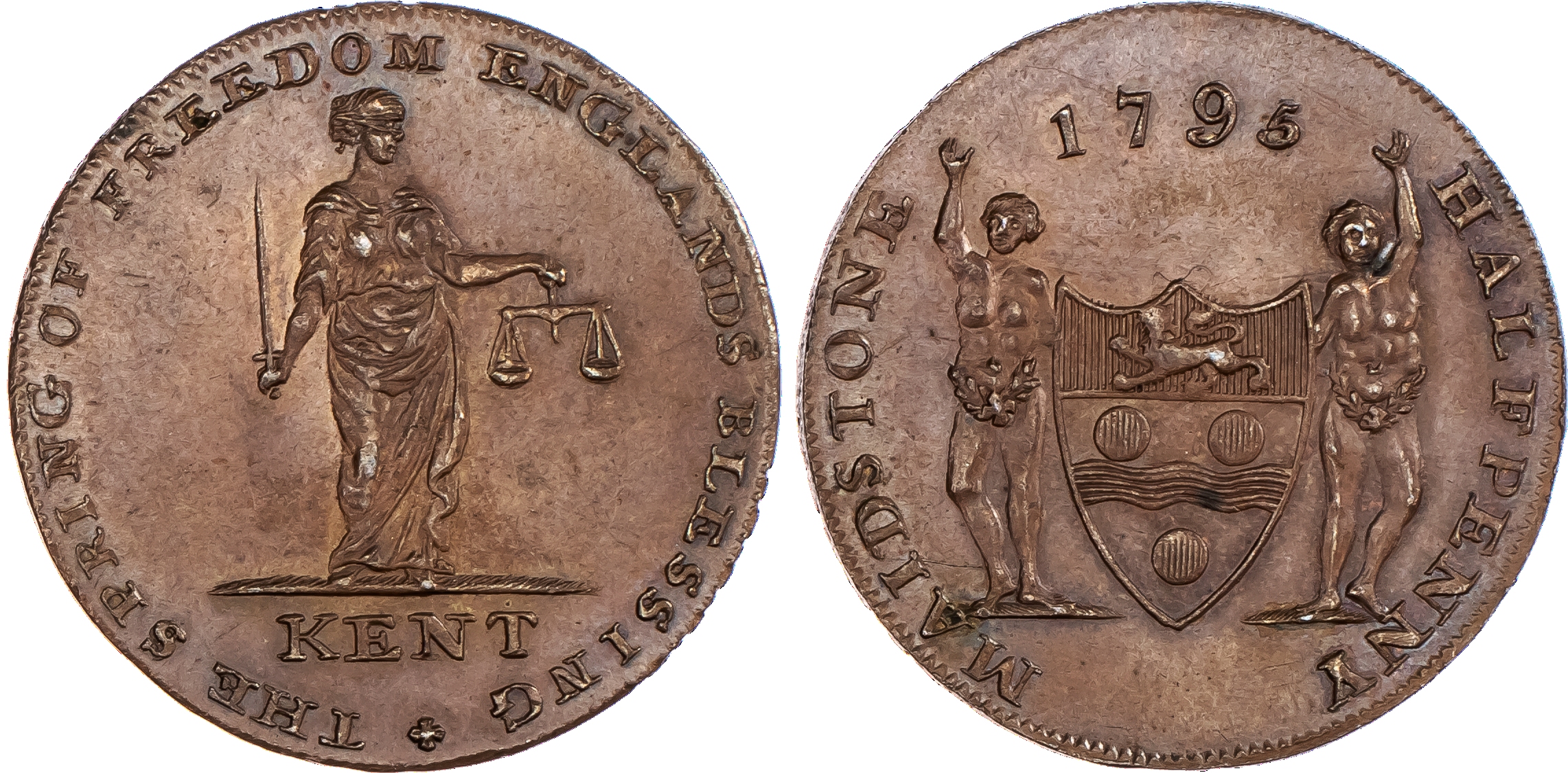 Maidstone, Henry Oliver (cutler) Halfpenny...