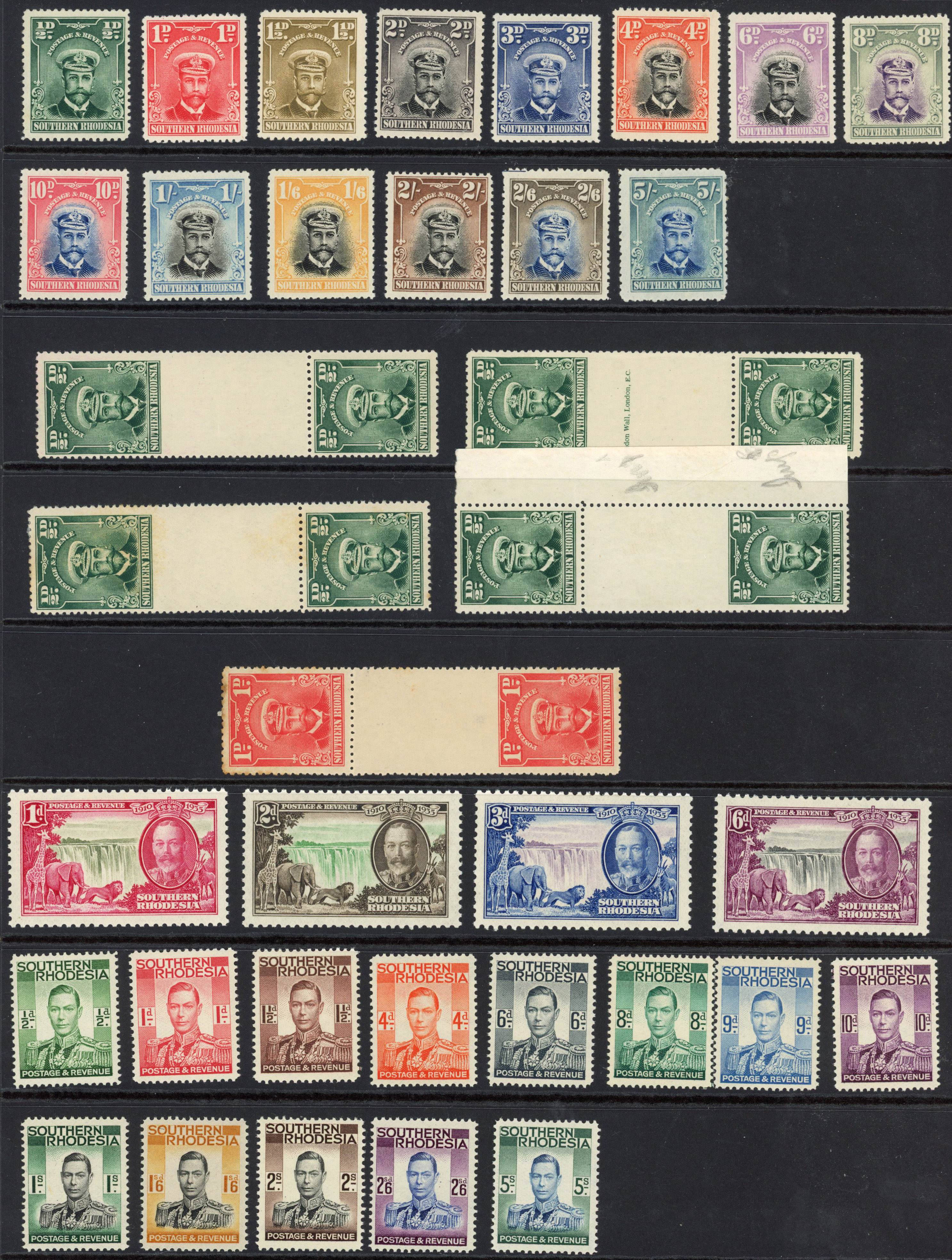 Southern Rhodesia mint collection balance