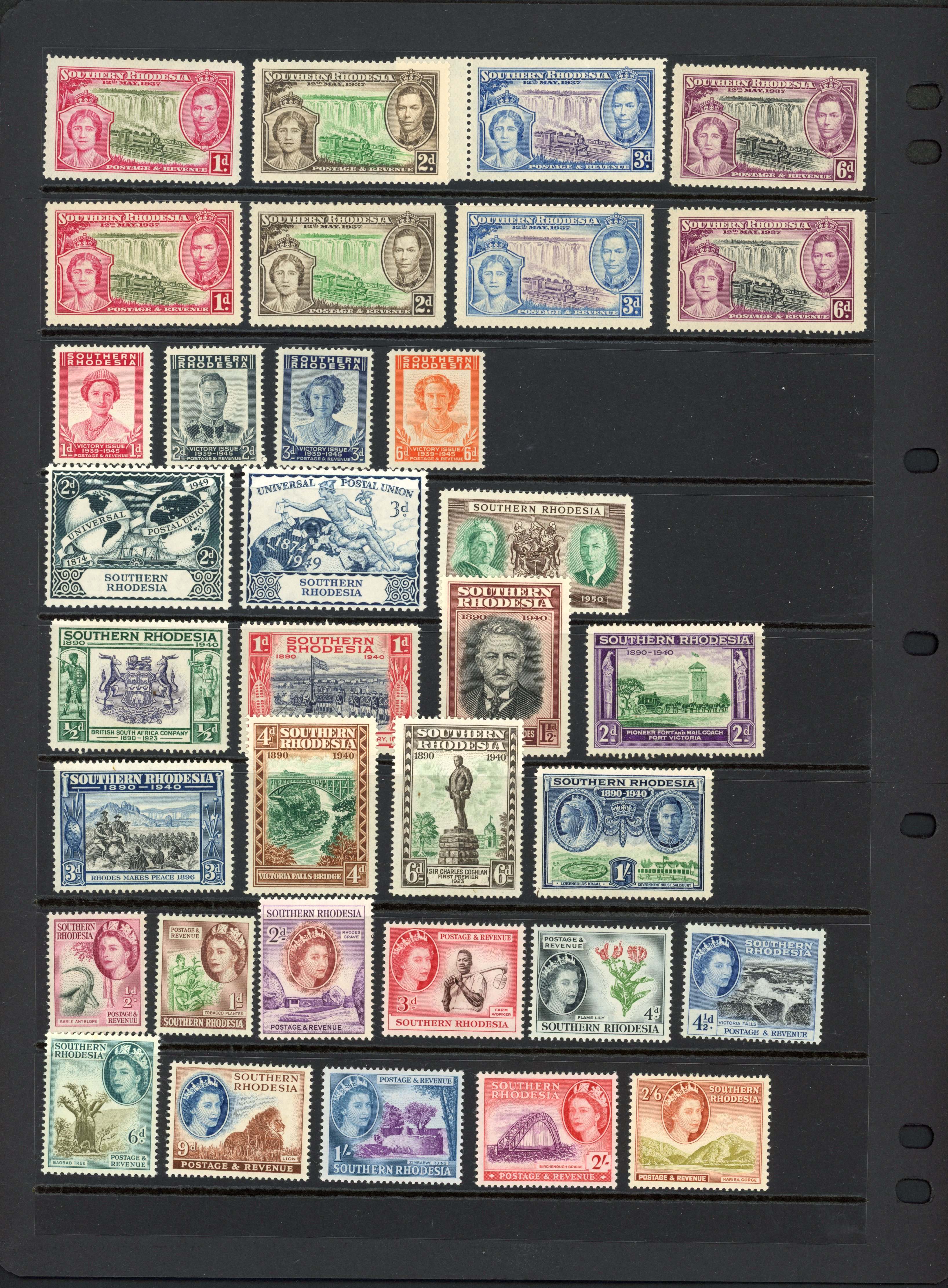 Southern Rhodesia mint collection