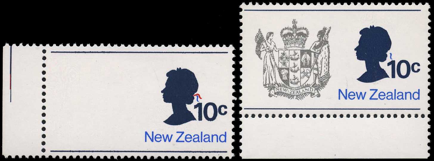 1973-6 10ct no watermark, two marginal...