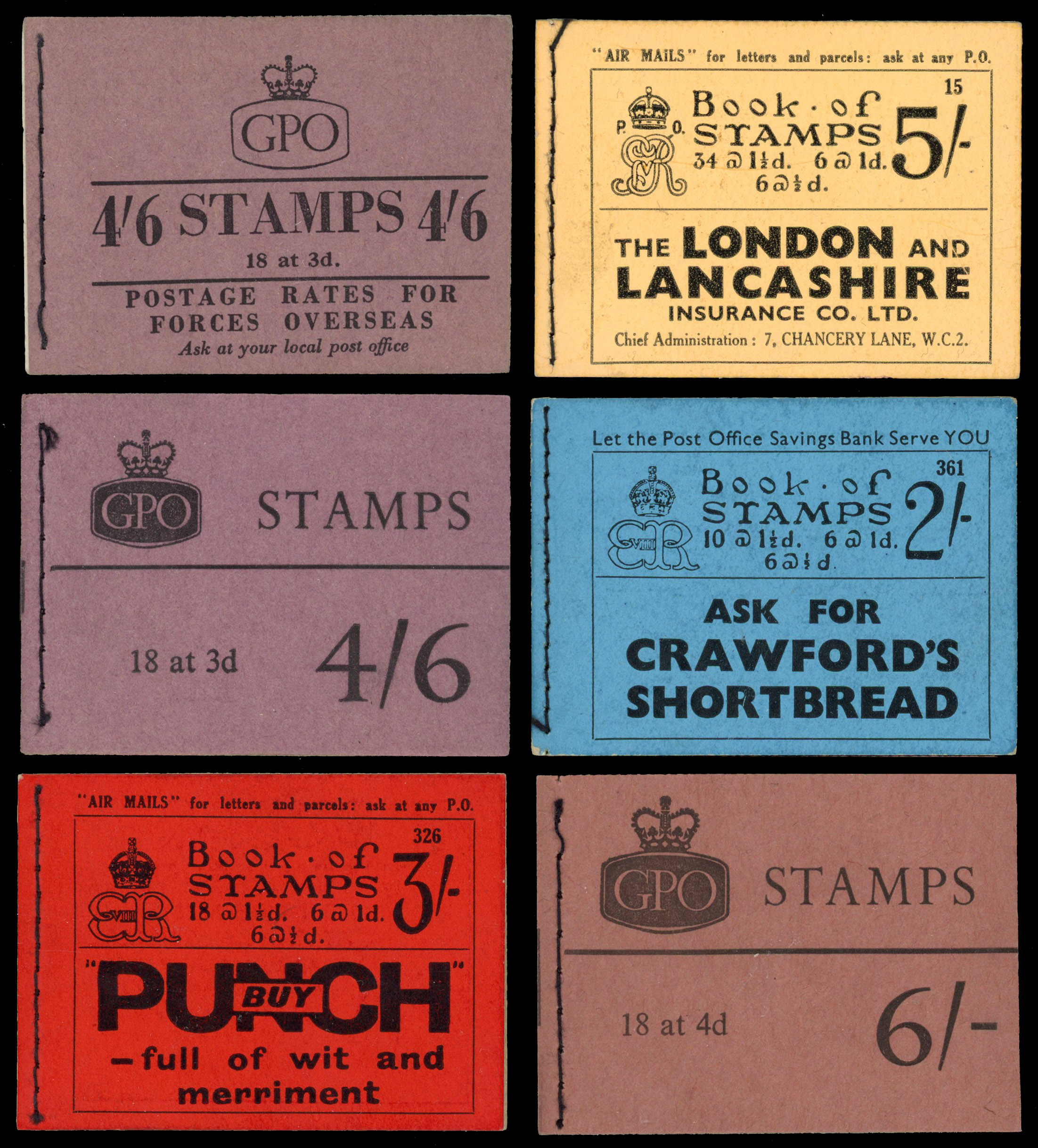 1935-68 selection of eight 