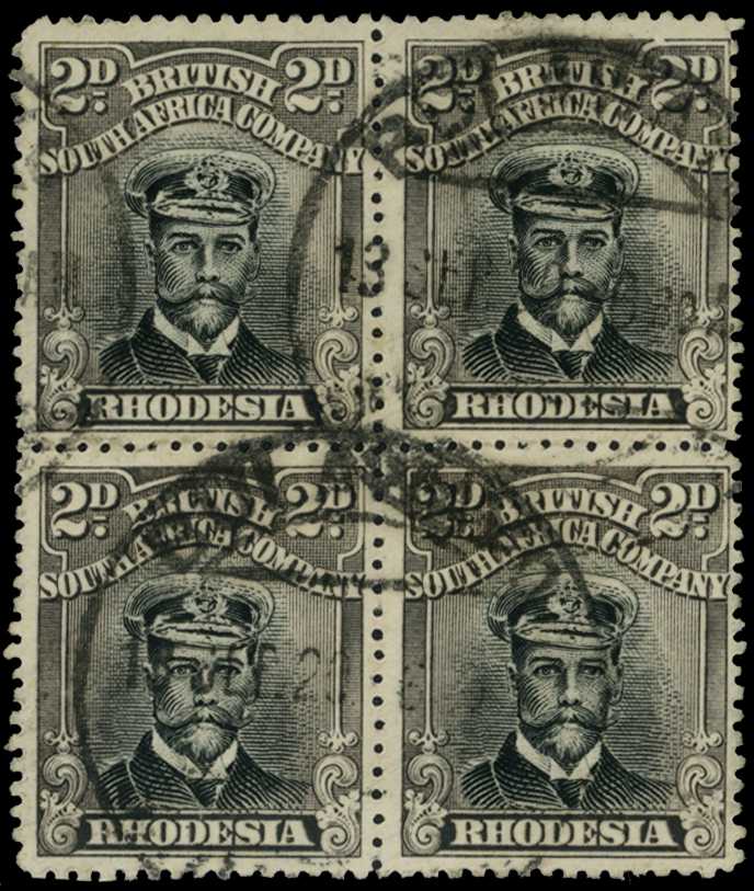 1918-21 2d Head Die IIIB, perf 15, toned...