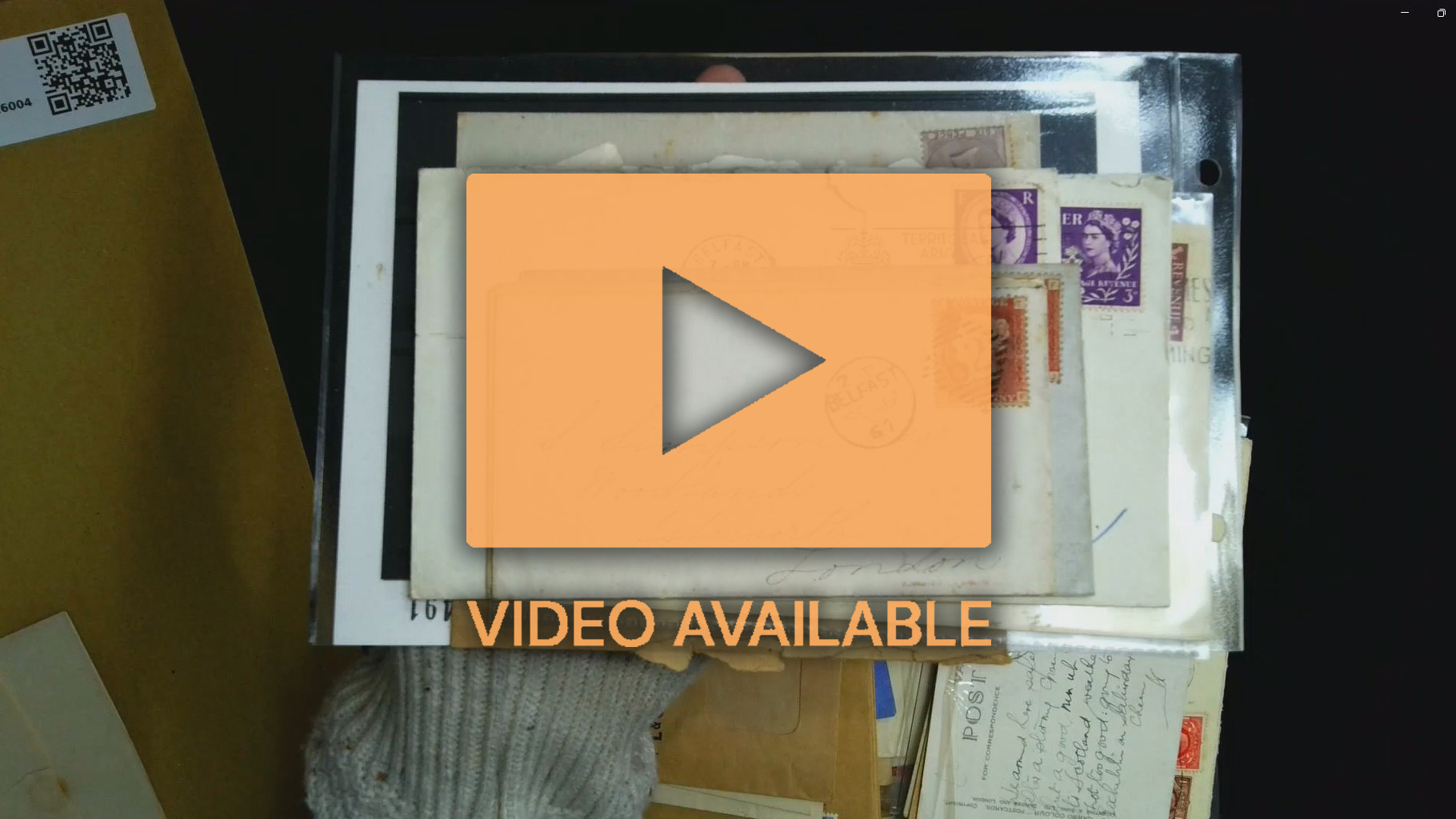 GB Postal History 1843-1965 Ireland covers/postcards selection with mostly Belfast cancels