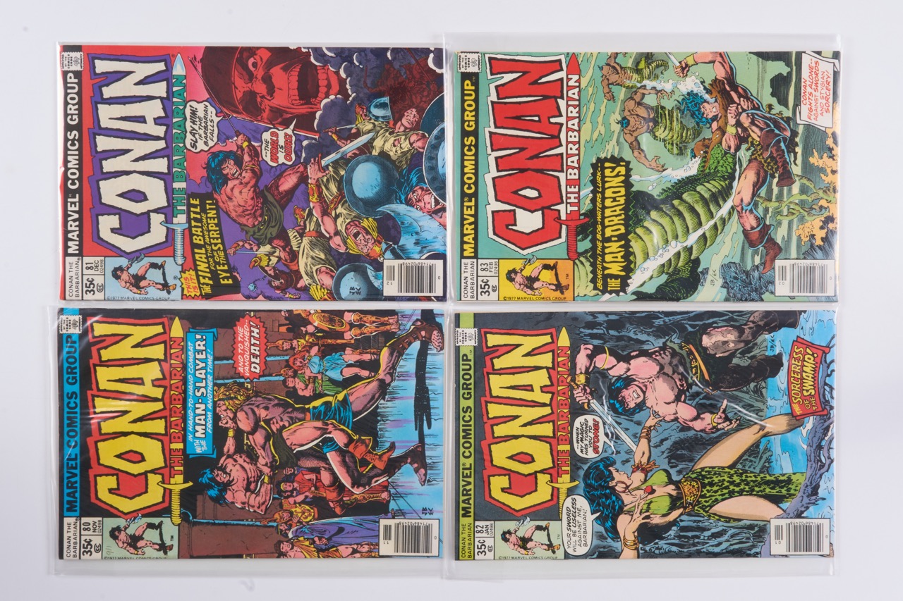 Conan The Barbarian #80-#129 (Marvel Comics, 1977-83) Bundle of 29