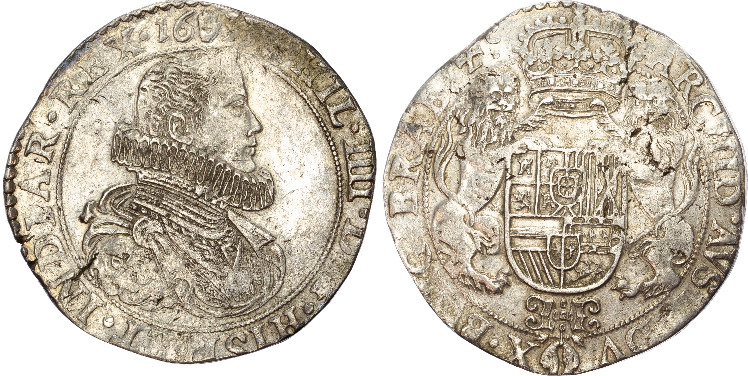 Spanish Netherlands, Brabant, Philip IV (1621-1655), silver Ducaton, 1633