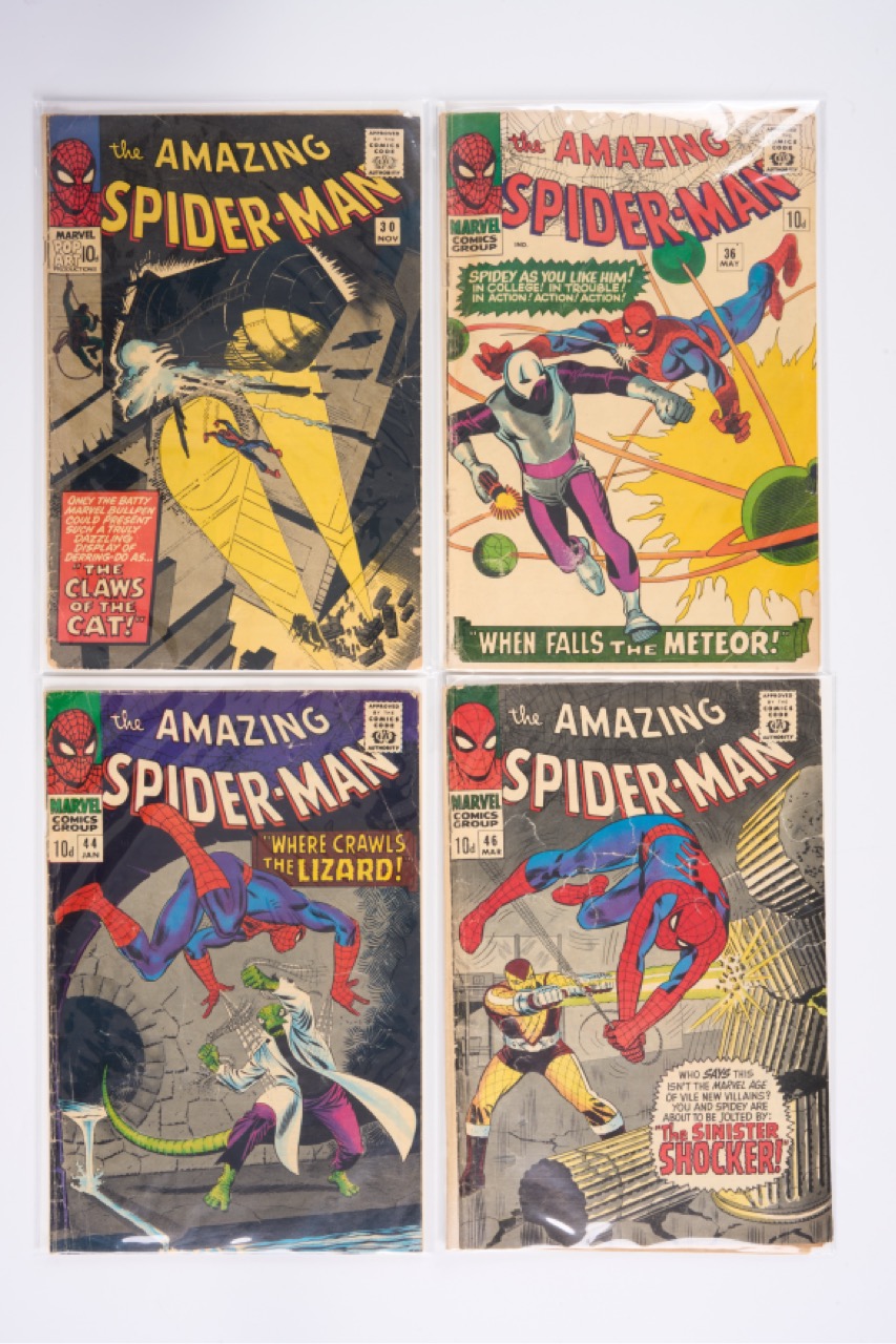 Amazing Spider-Man Silver Age US and UK Editions (Marvel Comics, 1965-68) Bundle of 11
