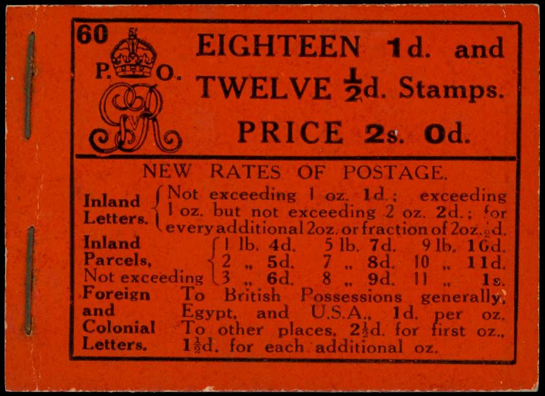 1916 2/- (Edition #60) with perfs mixed,...