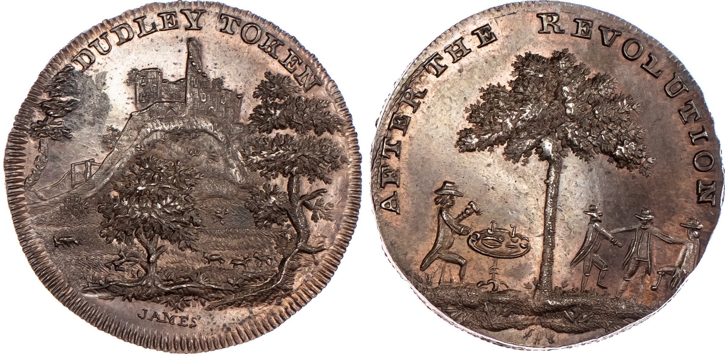 Dudley, Spence’s mule Halfpenny 1790,...