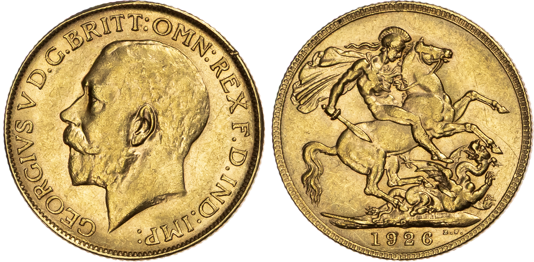 George V (1910-36), Sovereign, 1926 P.