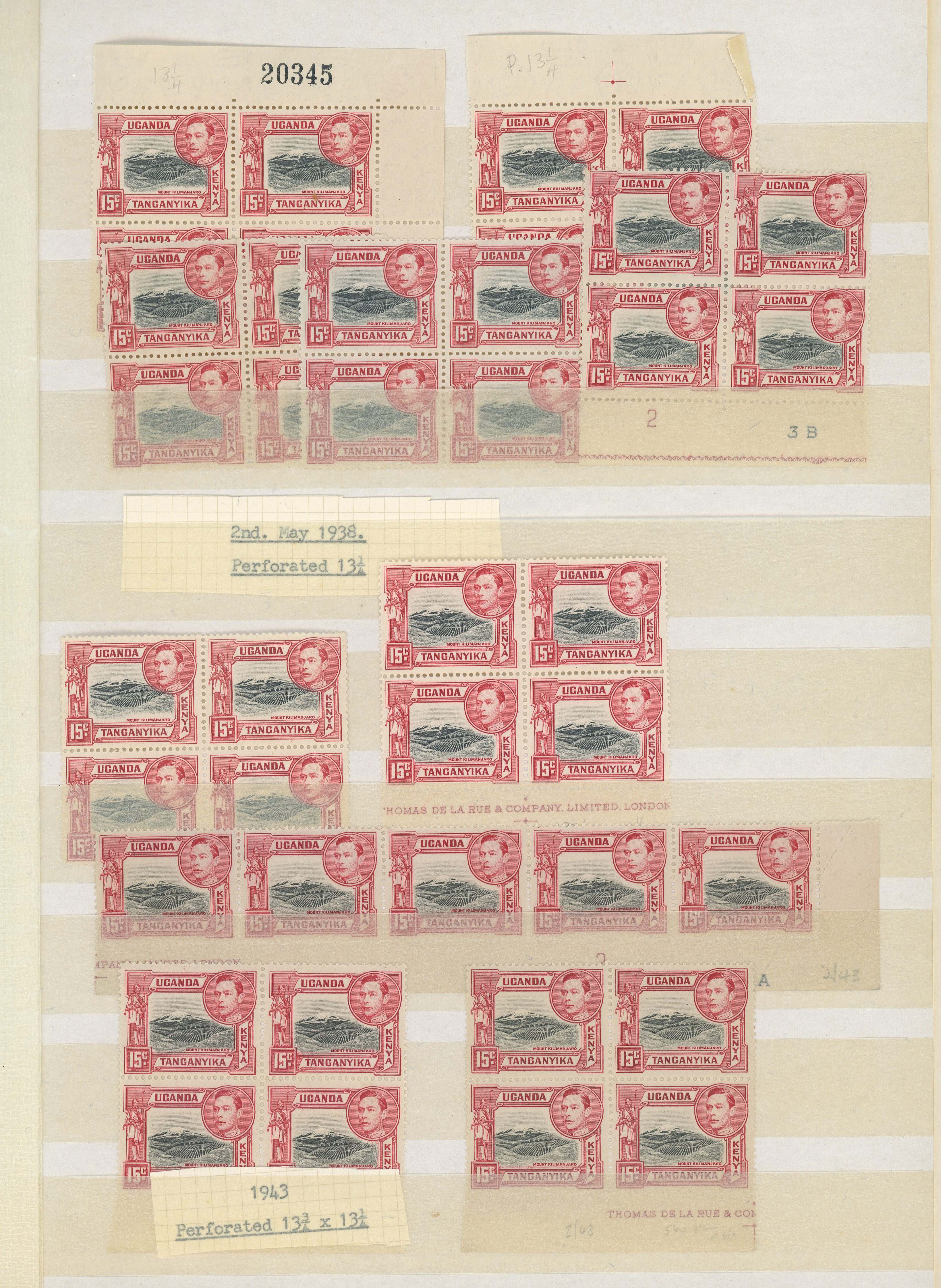 KUT SG 137, a, 138 collection mint