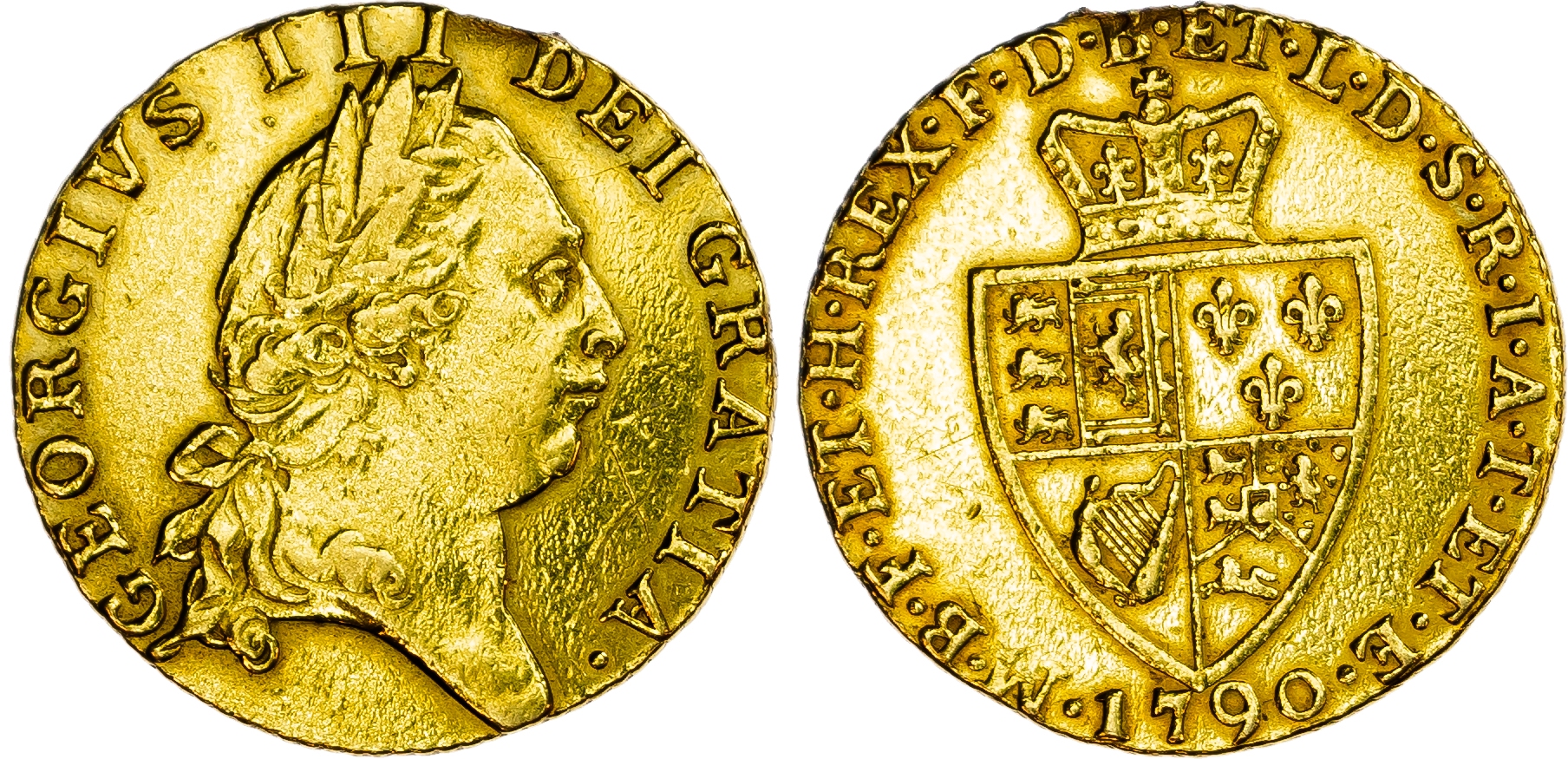 Great Britain, Hanover. George III AV Guinea. London, 1790.