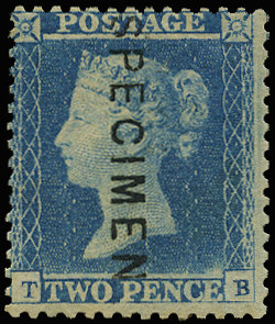 GB 1855  SG23s Pl.4 Specimen type 2