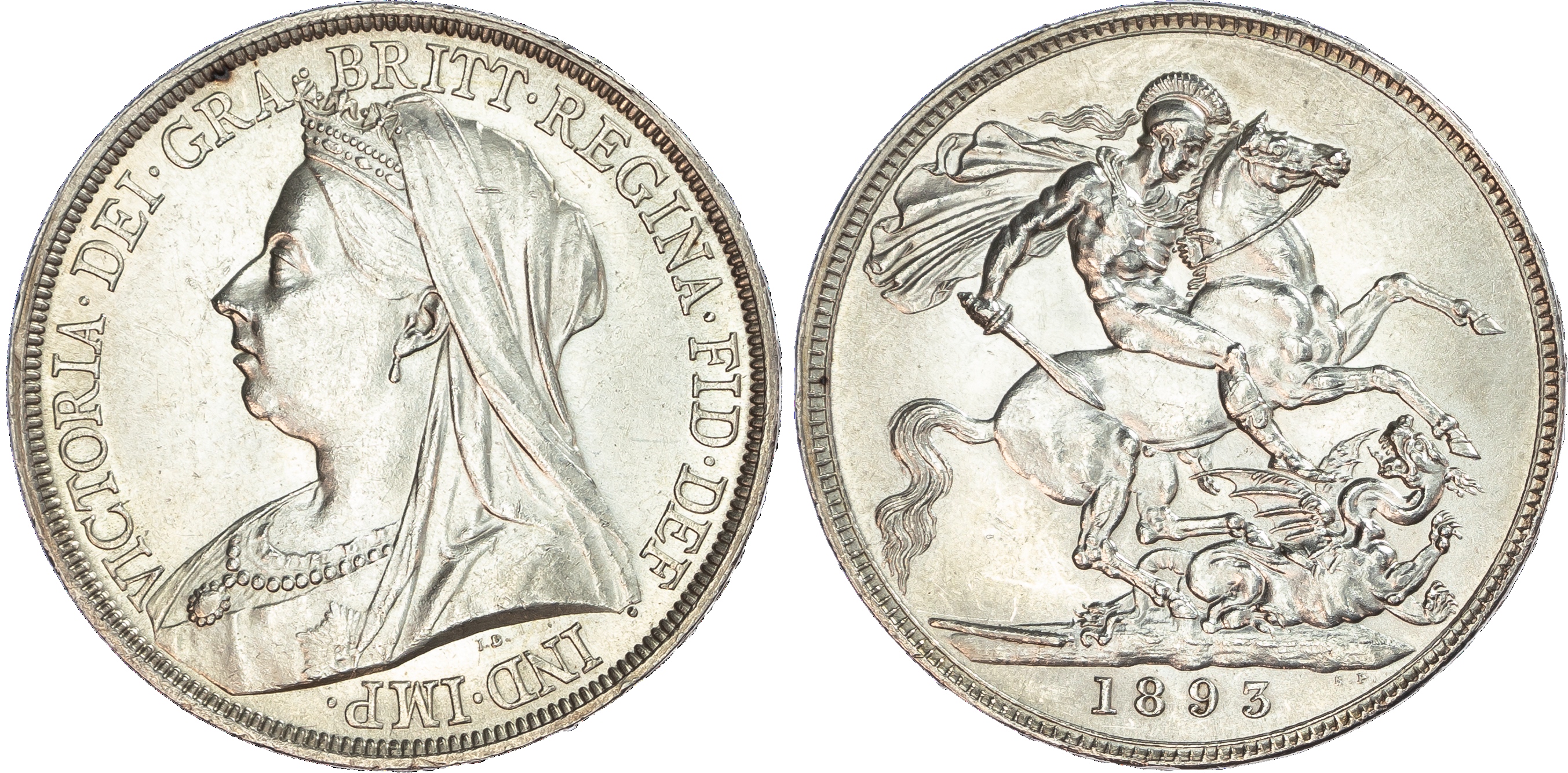 Victoria (1837‑1901), Crown, 1893, LVI.