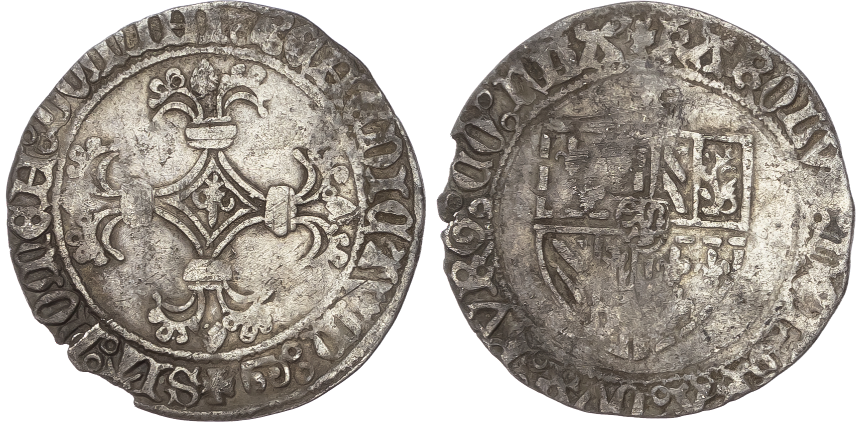 Low Countries, Flanders, Charles the Bold (1467-1477), Dubbele Stuiver, Bruges mint. 