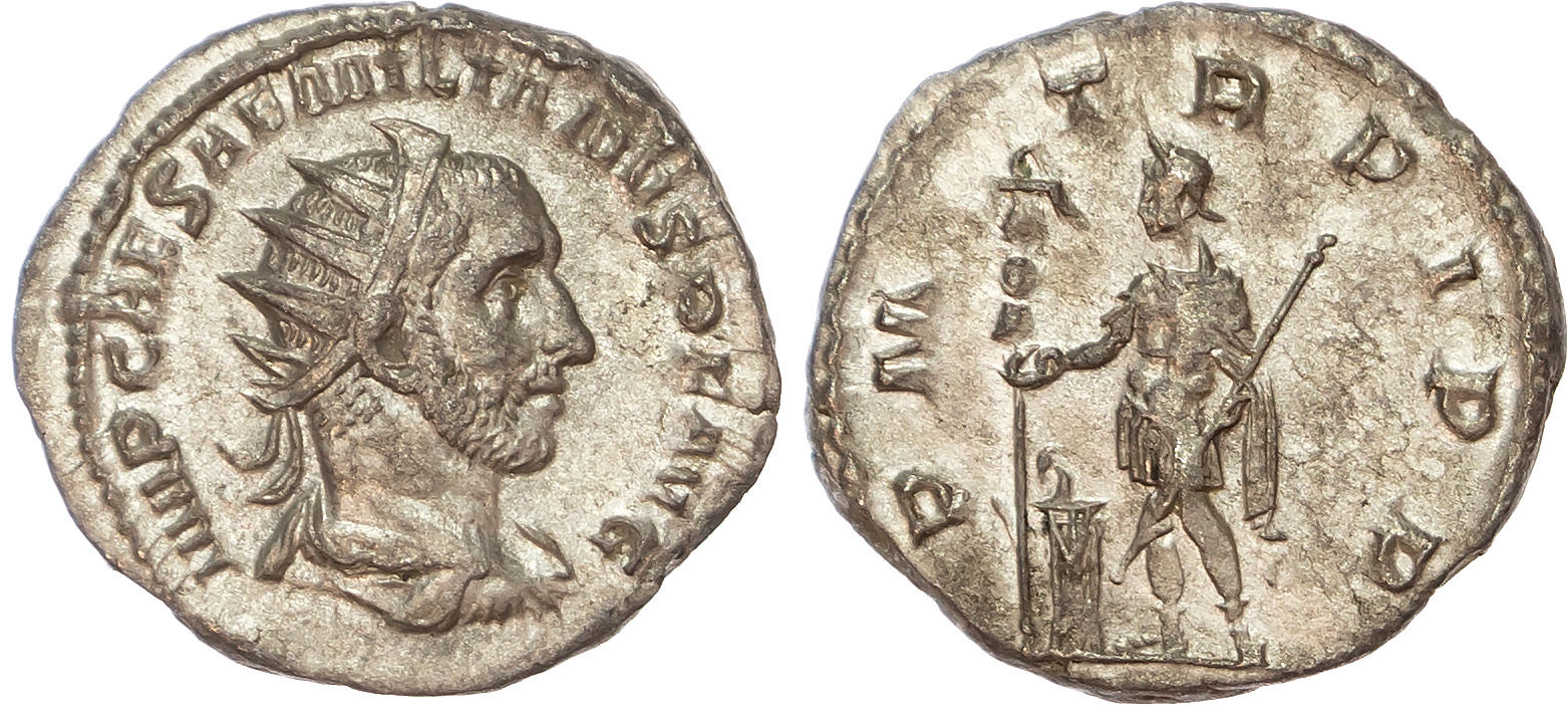 Aemilian (AD 253) AR Antoninianus, Rome, 3.62g. 