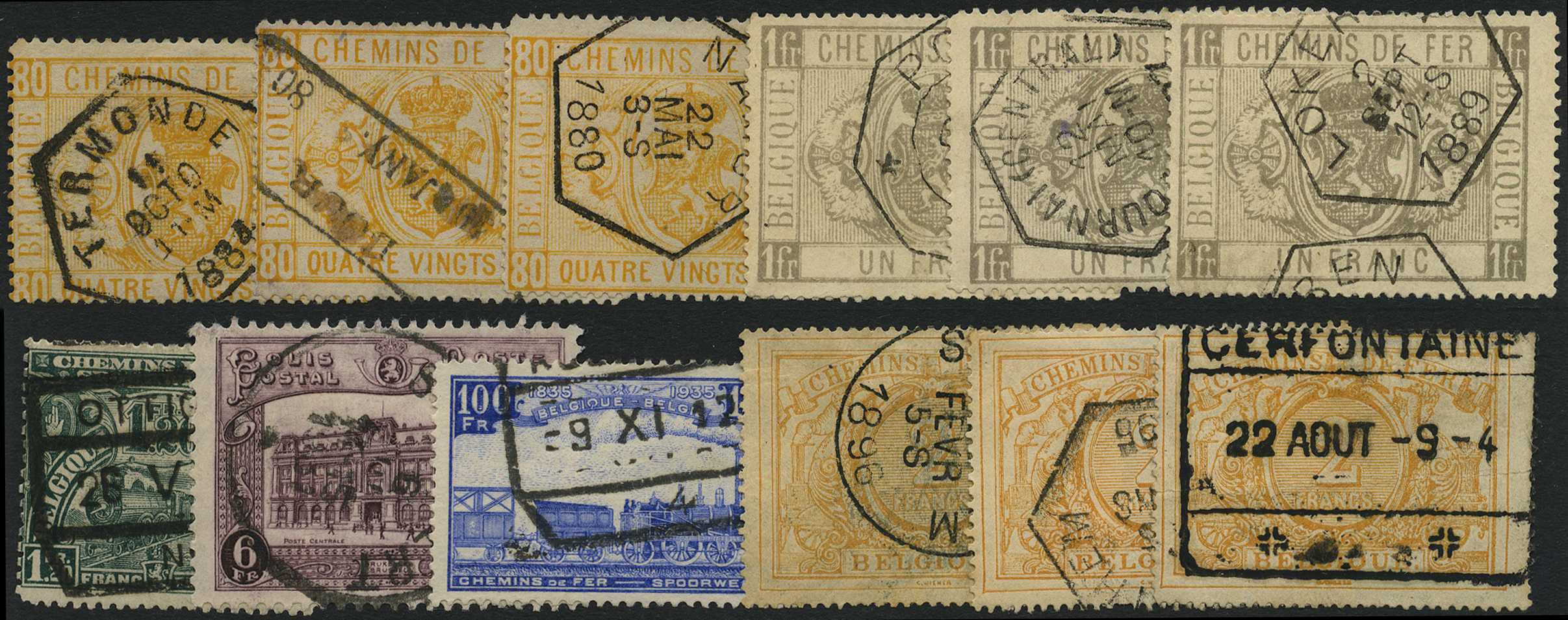 Railway Parcel Post: 1879-1935 selection of...