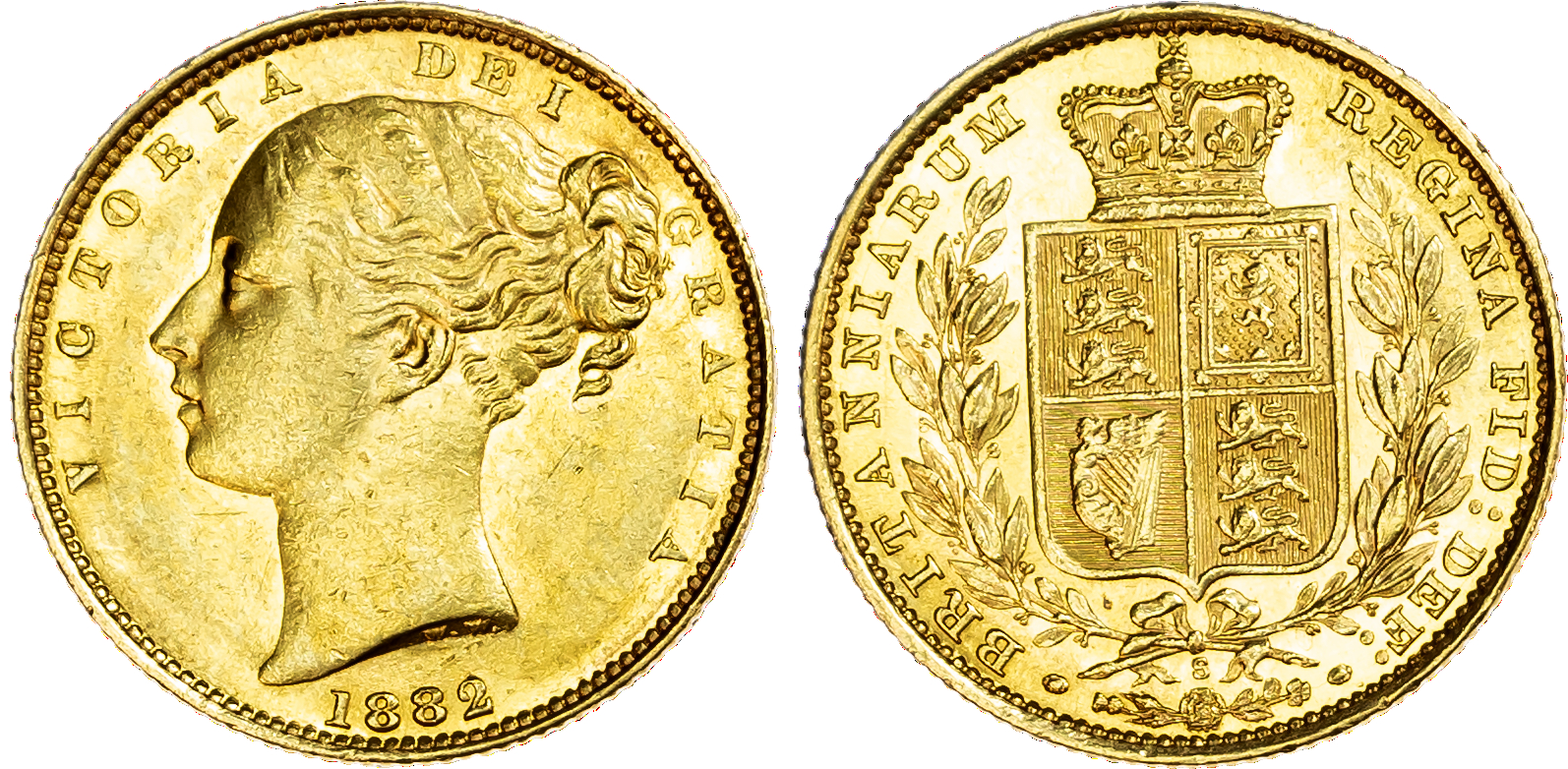 Victoria (1837-1901), Sovereign, 1882 S