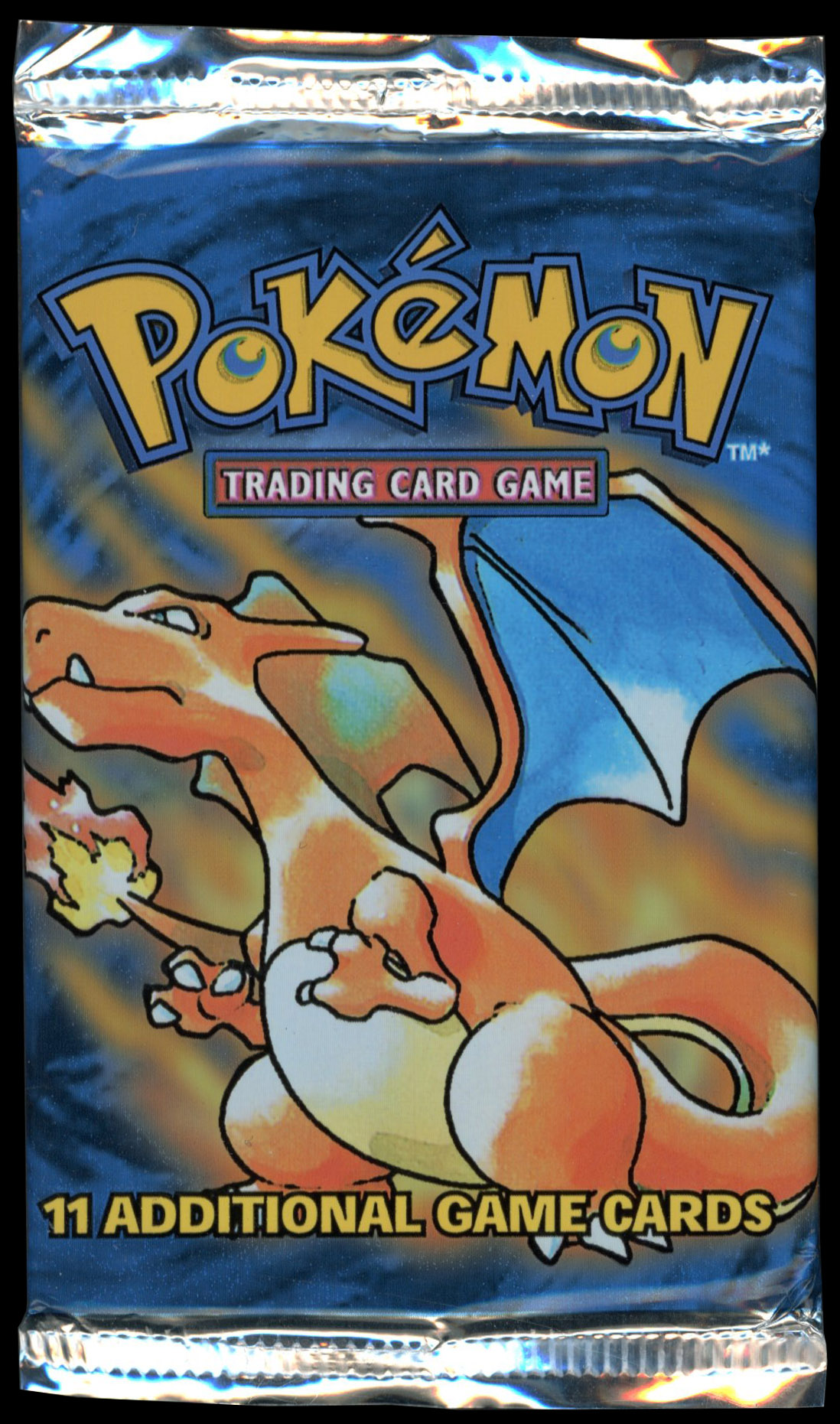 Pokémon TCG - Base Set Sealed Heavy Booster Pack - Charizard Artwork. 