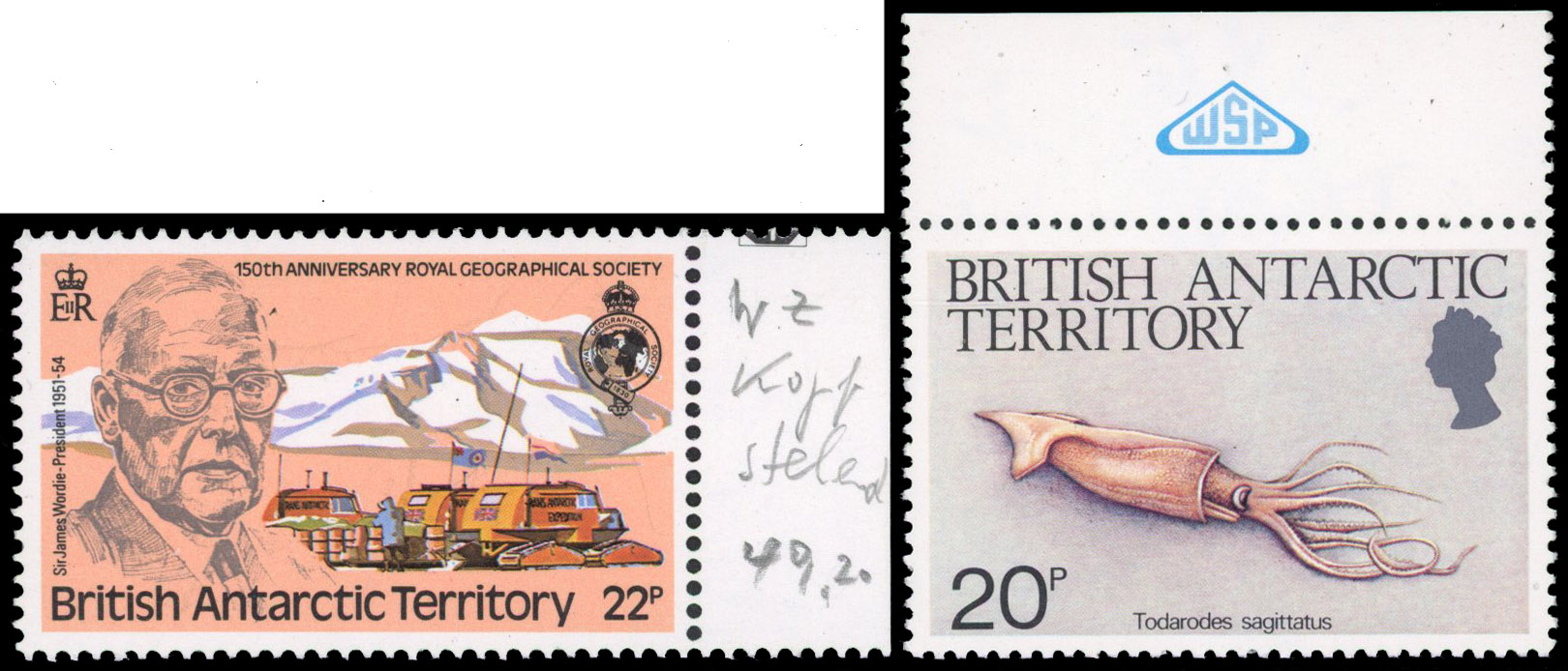 BAT SG 97w, 134w mint