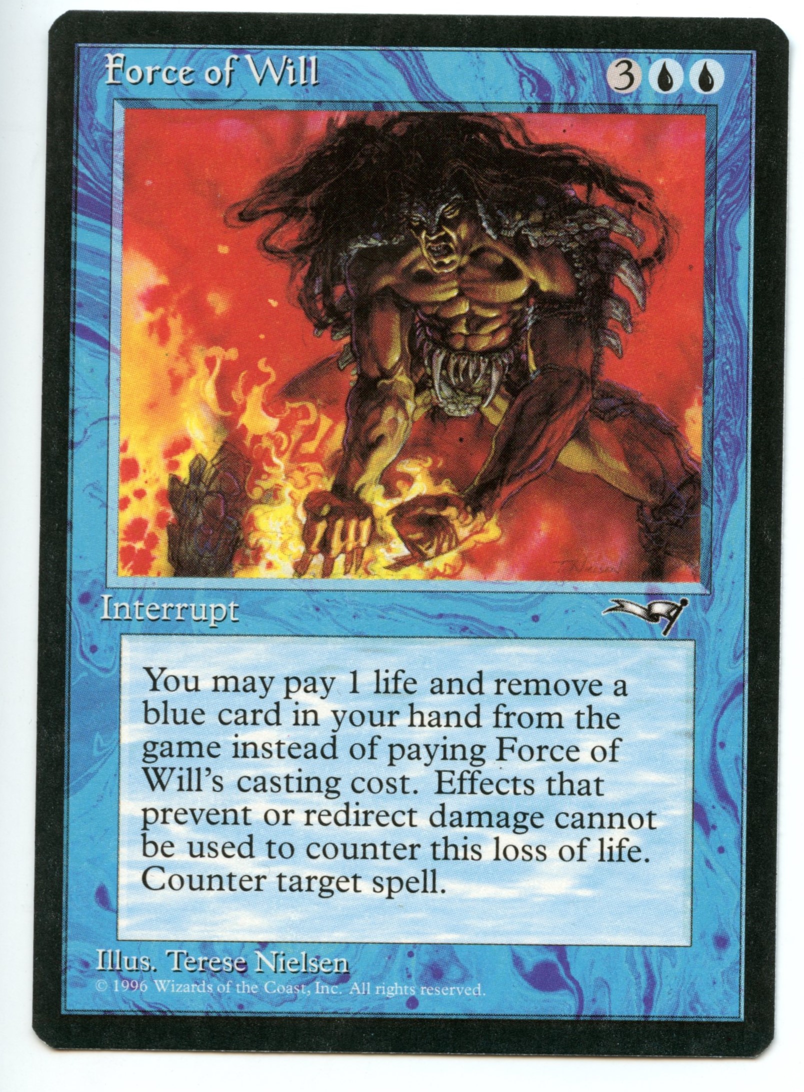 Magic the Gathering - Force of WIll  - Alliances - Near Mint
