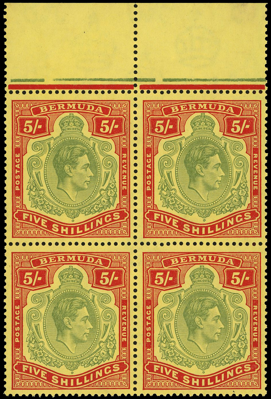 Bermuda SG 118a block mint