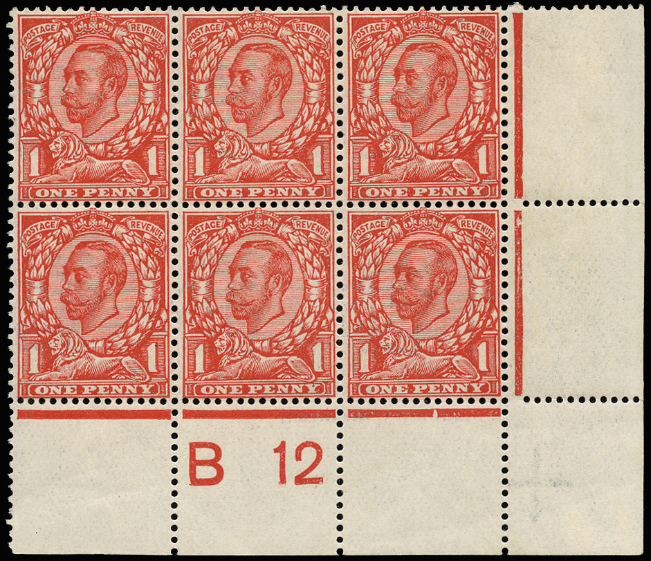 GB 1912 SG343 Mint - unmounted o.g.