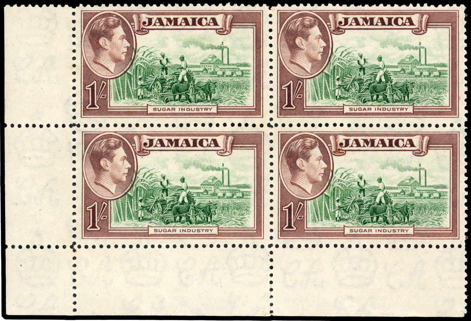 Jamaica SG 130a block mint