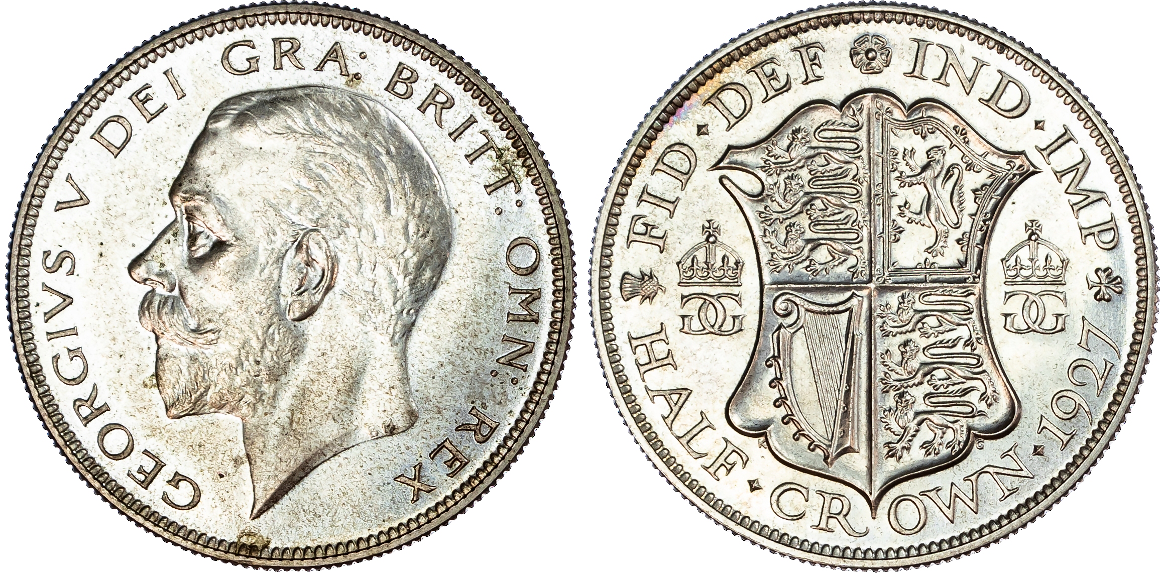 George V (1910-1936), Proof Halfcrown, 1927