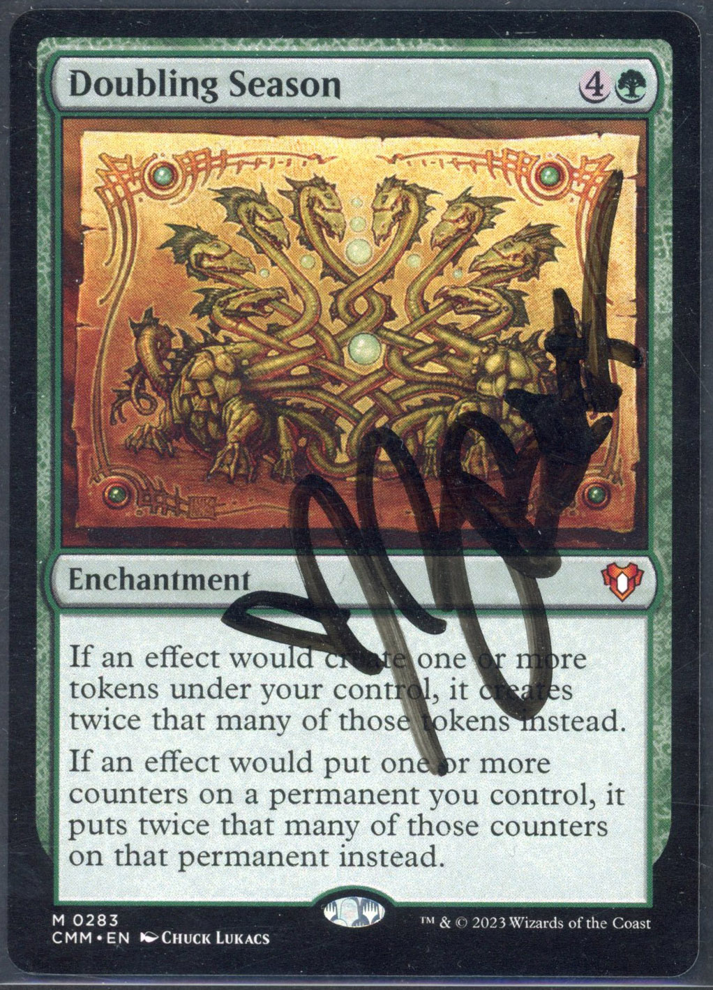 Doubling Season Signed by zbexx - Commander Masters