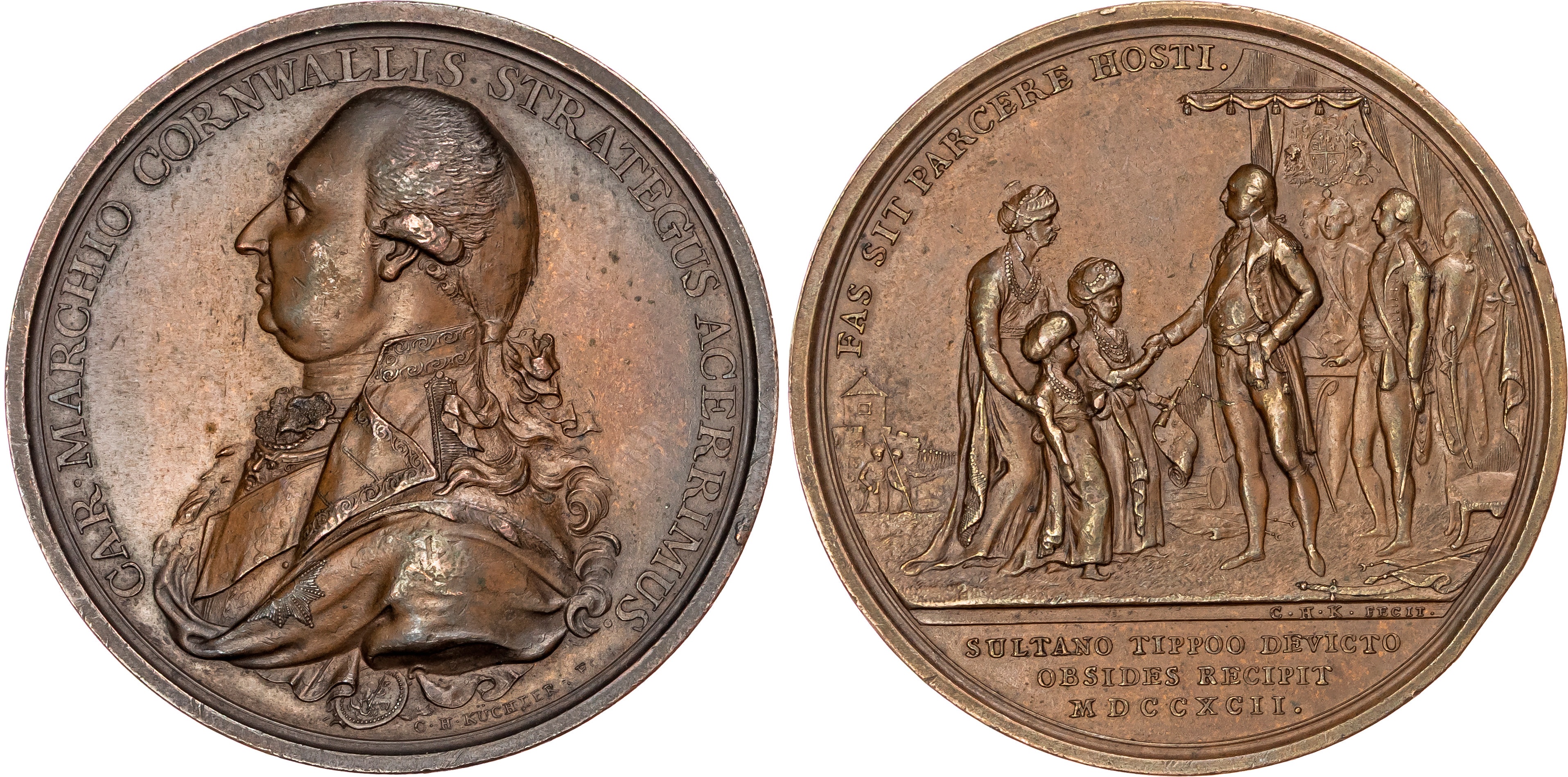 George III (1760-1820), Defeat of Sultan Tippoo, 1793.