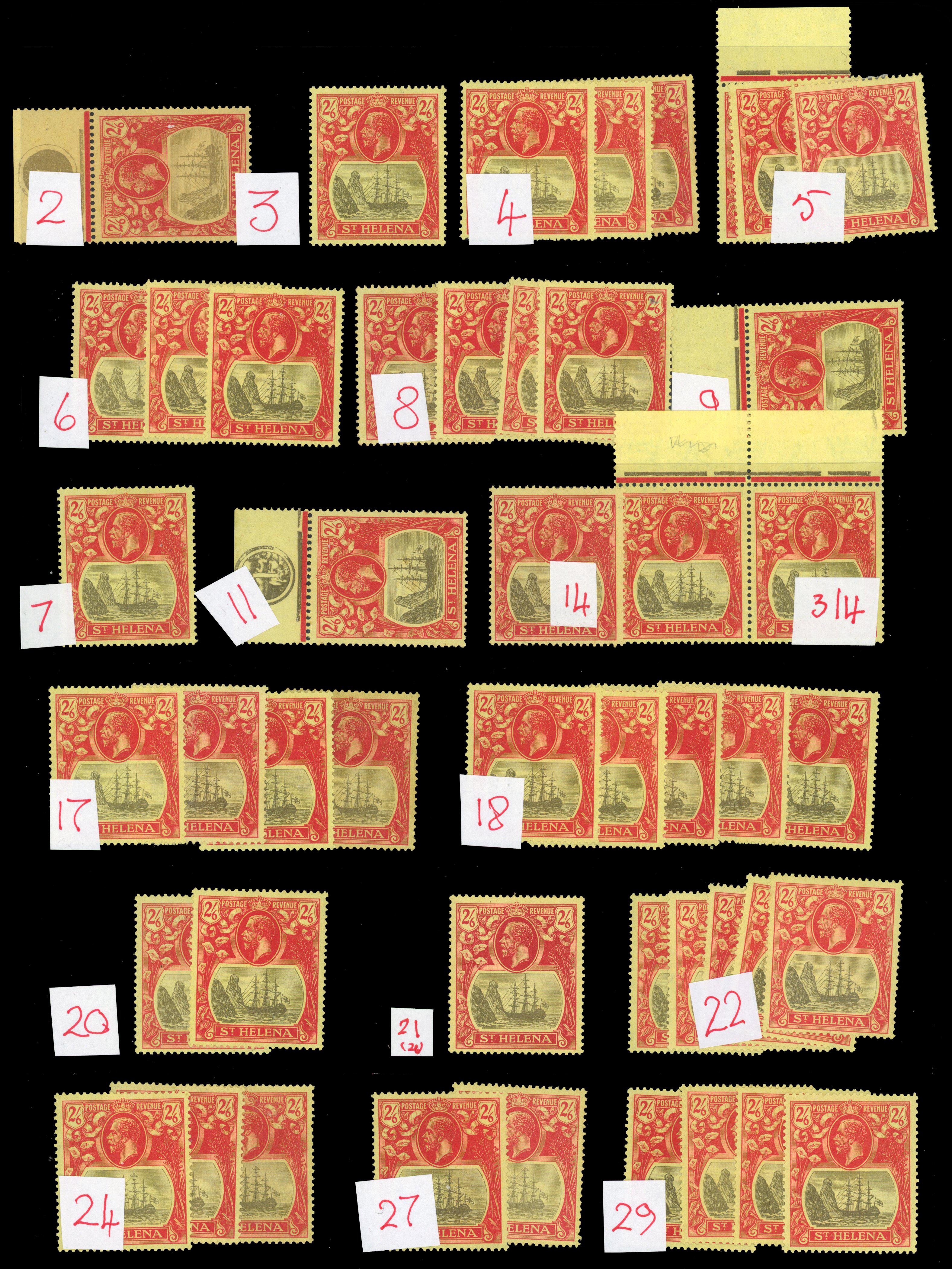 St Helena SG 109 study mint