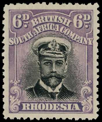 1913-7 6d Head Die I, perf 14. A very fine...