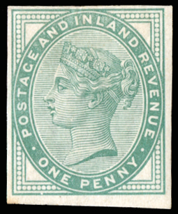 GB  SG172var 1881 1d Lilac Colour Trial.