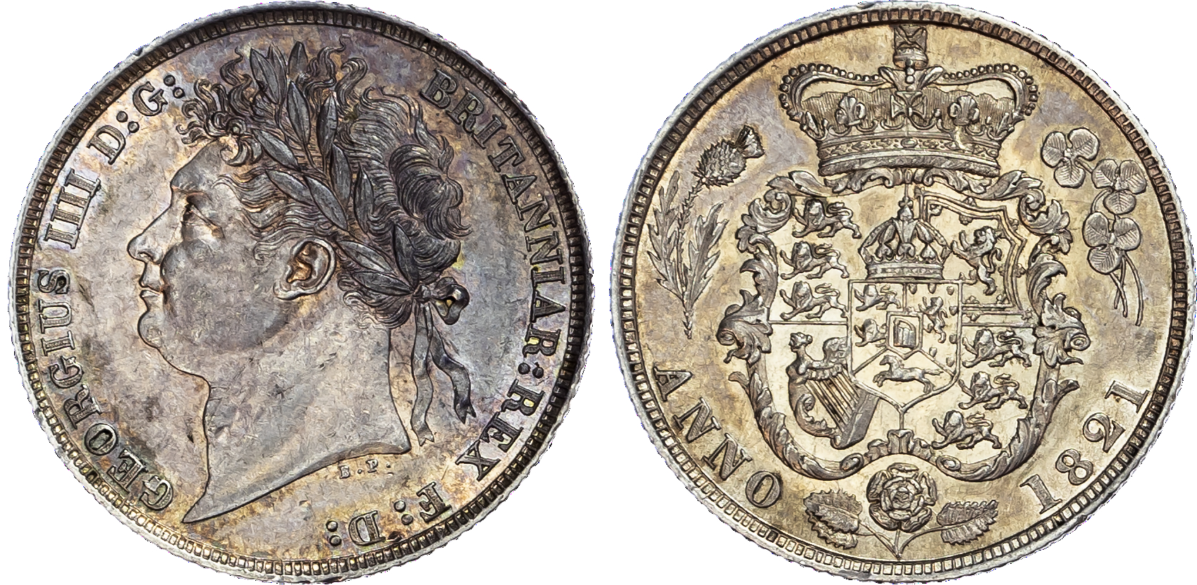 George IV (1820-30), Shilling, 1821.
