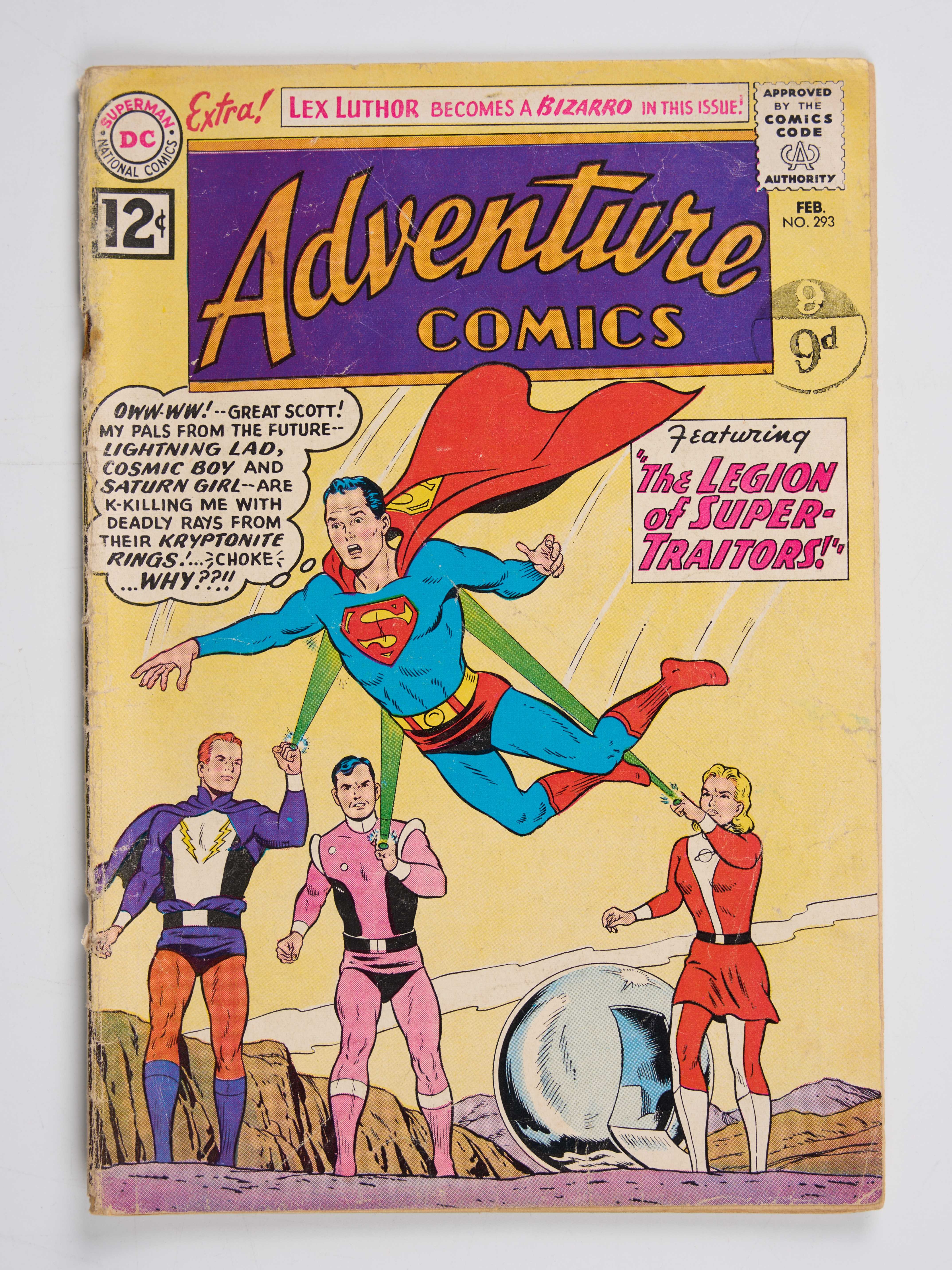 Adventure Comics Silver Age (DC Comics, 1962-64) Bundle of 3