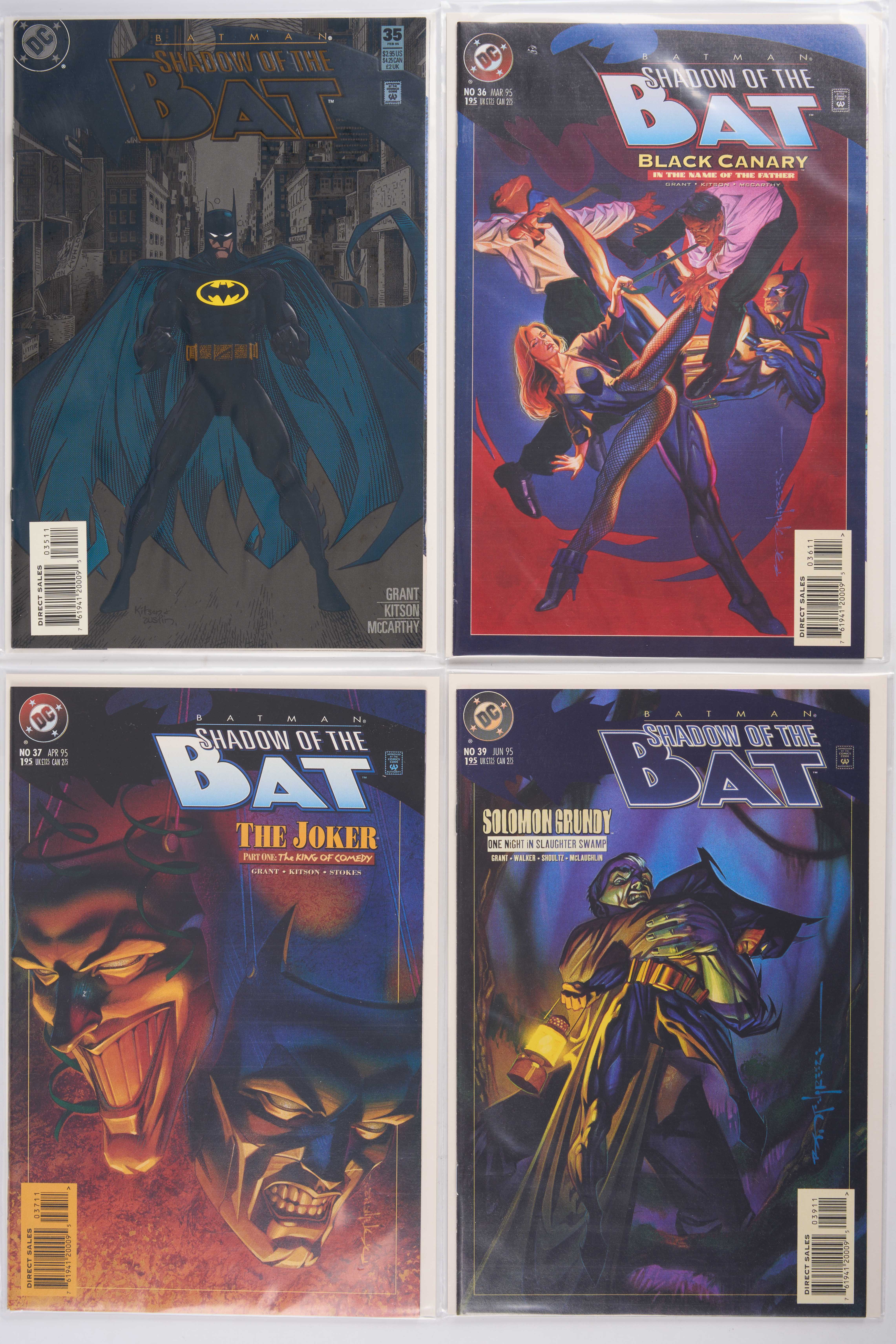 Batman Shadow Of The Bat (DC Comics, 1995-1998) Bundle of 37