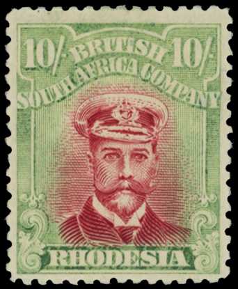 1922-4 10/- Head Die IIIB, perf 14. Large...