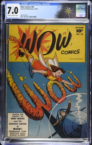 †WOW Comics #48 (Fawcett Publications, 1946) CGC 7.0