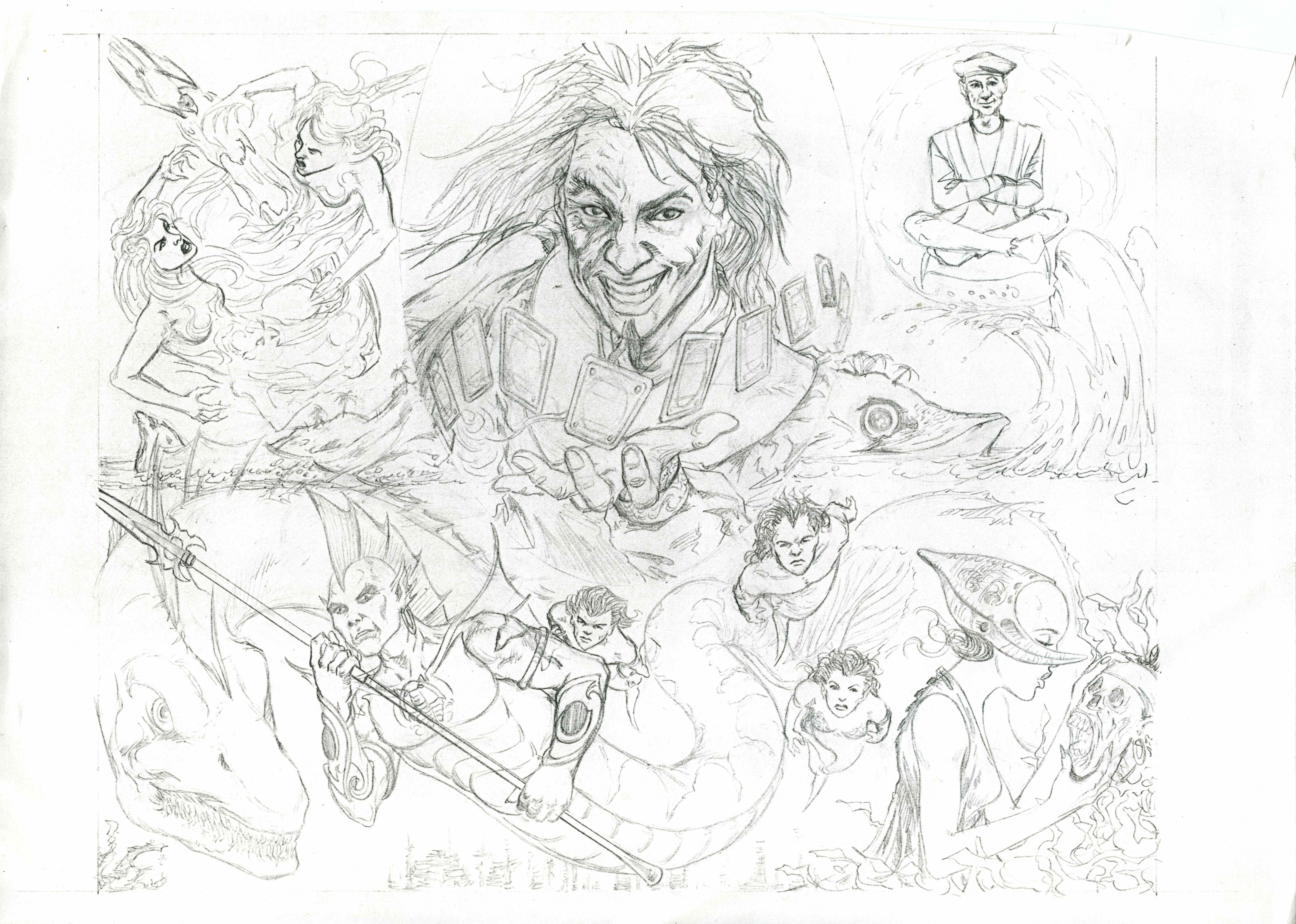 Magic the Gathering - Artist Archival Material by Pete Venters