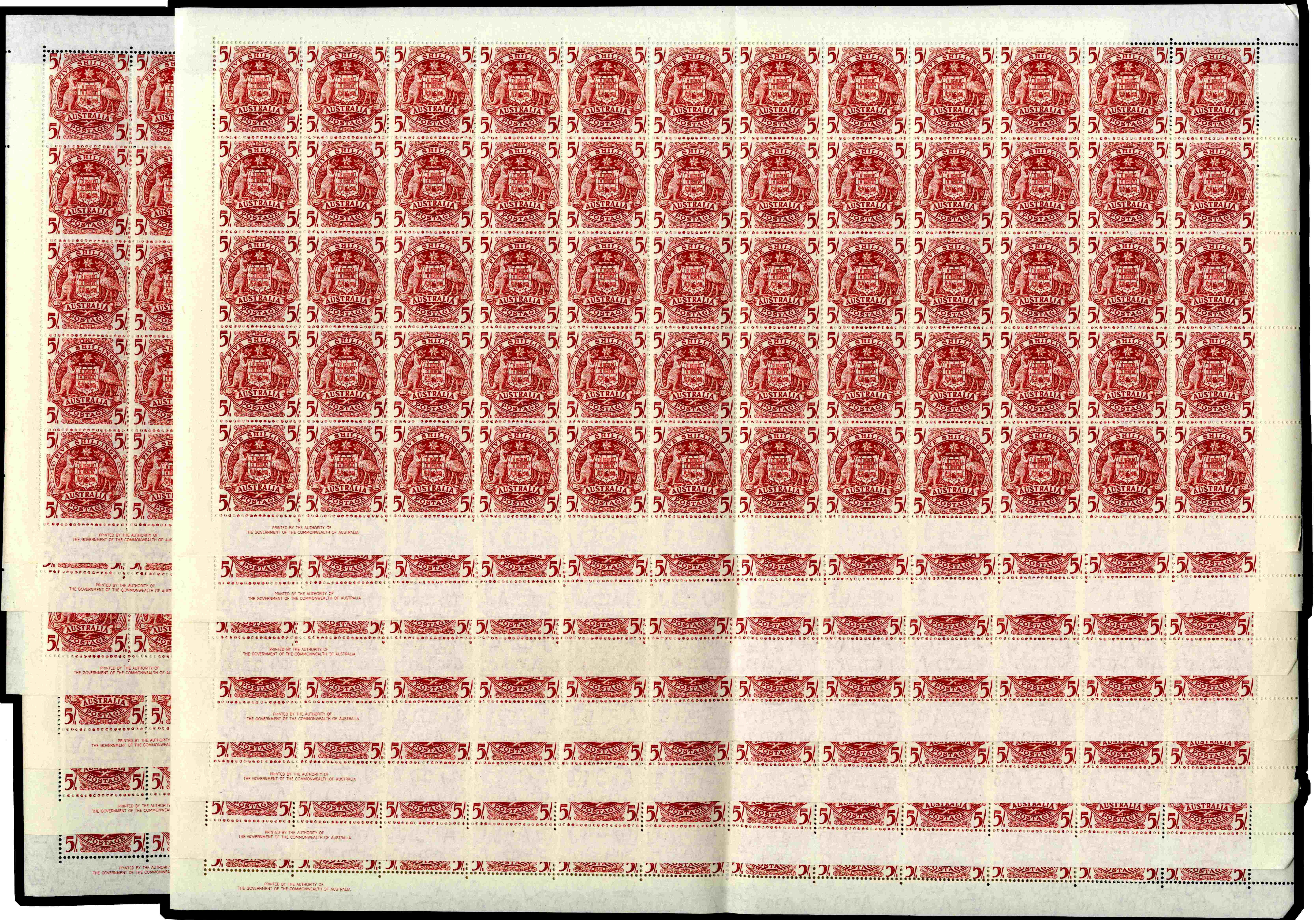 Australia SG 224a sheets mint